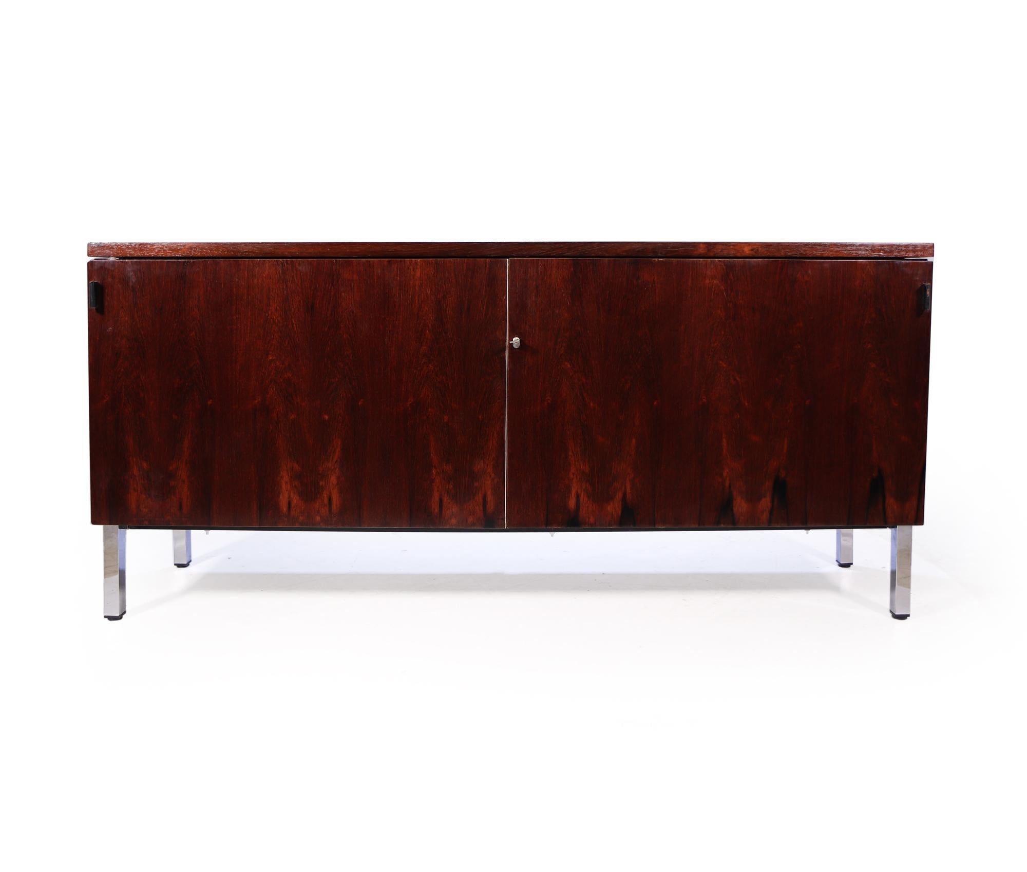 Mid Century Sideboard Attributed to Florence Knoll For Sale 6