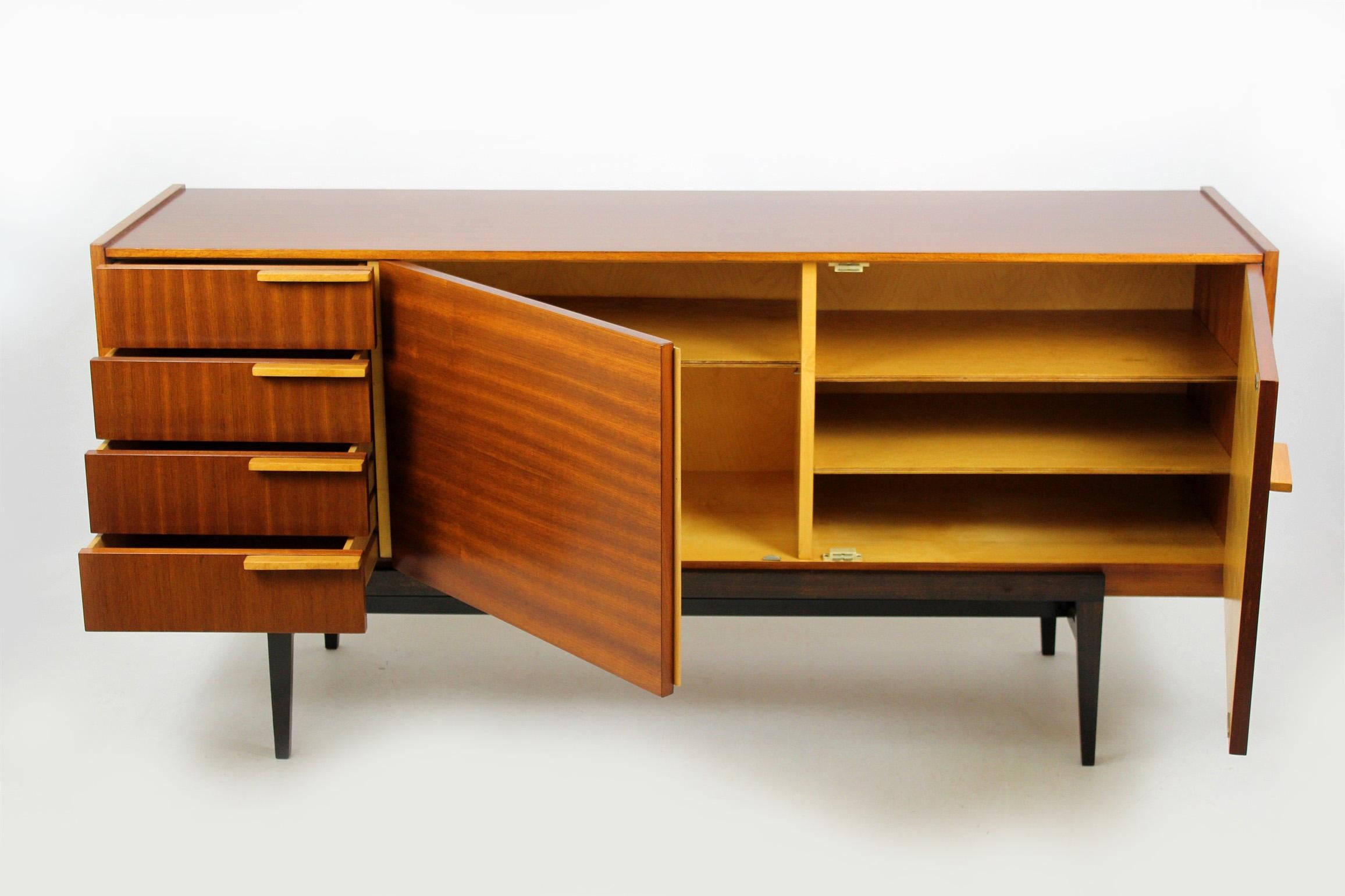 Mid-Century Modern Midcentury Sideboard by František Mezulaník for UP Bucovice, 1960s