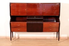 Mid-Century sideboard by Osvaldo Borsani, Mahogany Rosewood maple, Italy 1950s