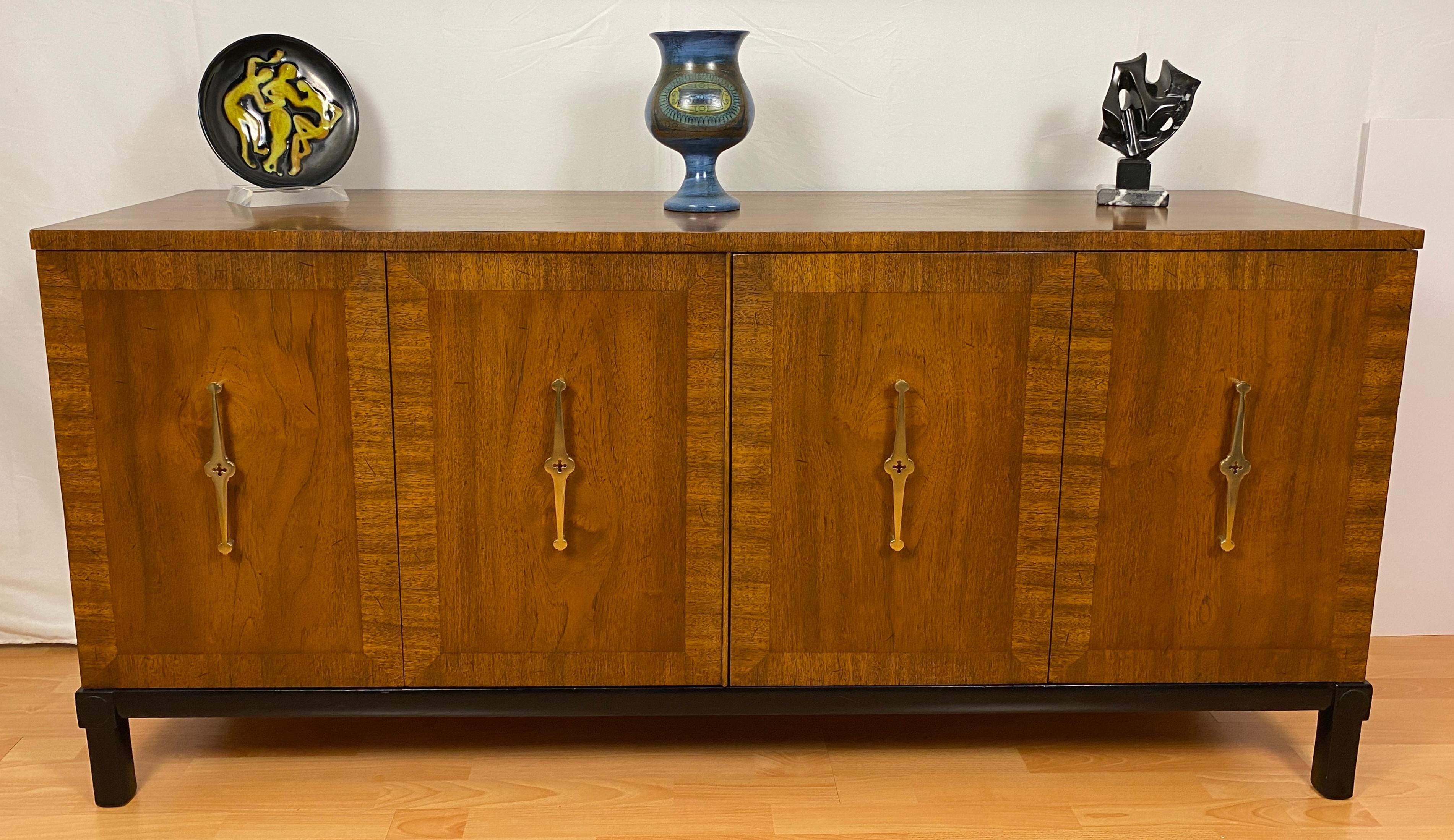 Mid-Century Modern Mid-Century Walnut Sideboard by Tomlinson Furniture, MCM Buffet or Credenza