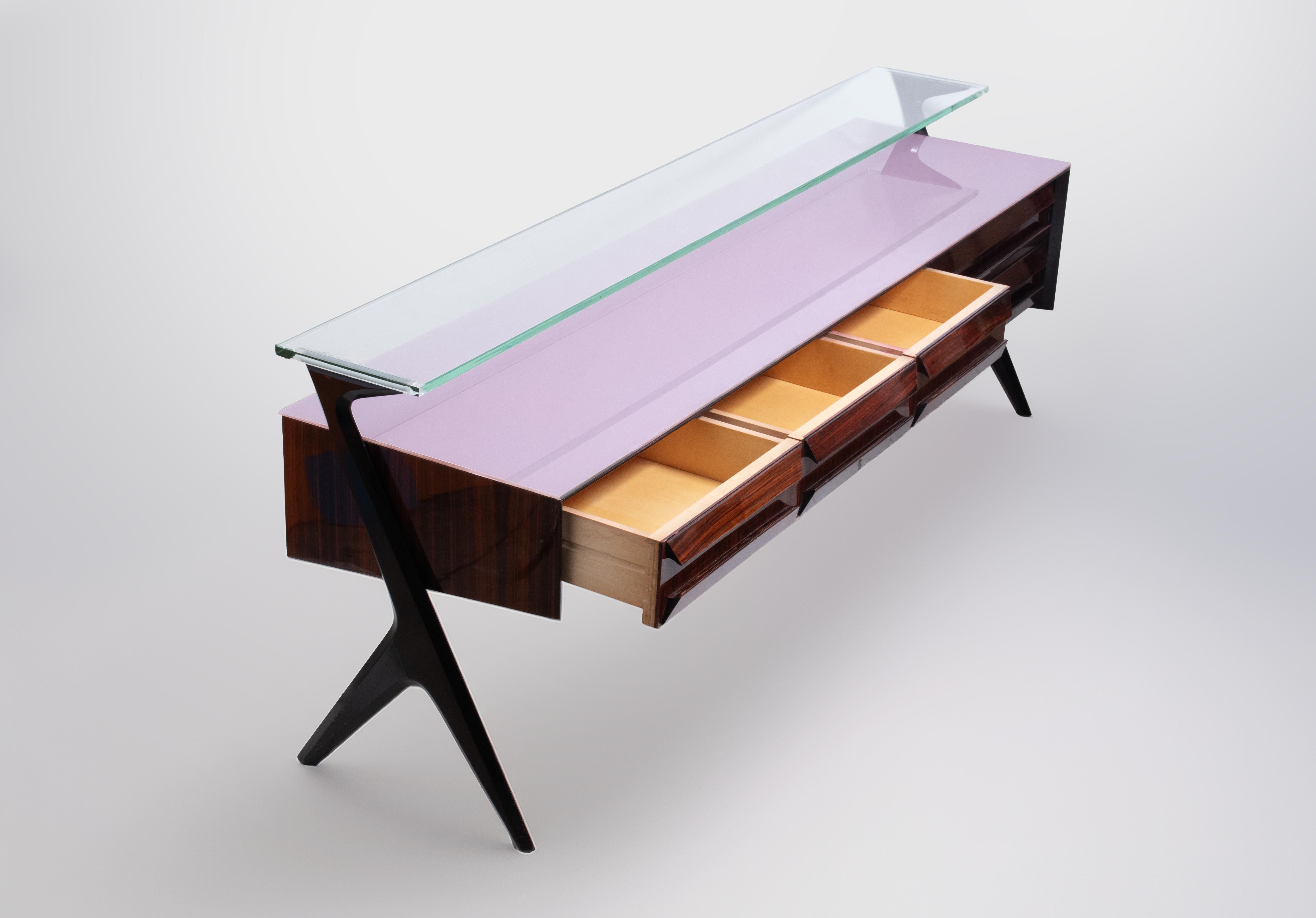Mid-Century Sideboard by Vittorio and Plinio Dassi mediados del siglo XX en venta