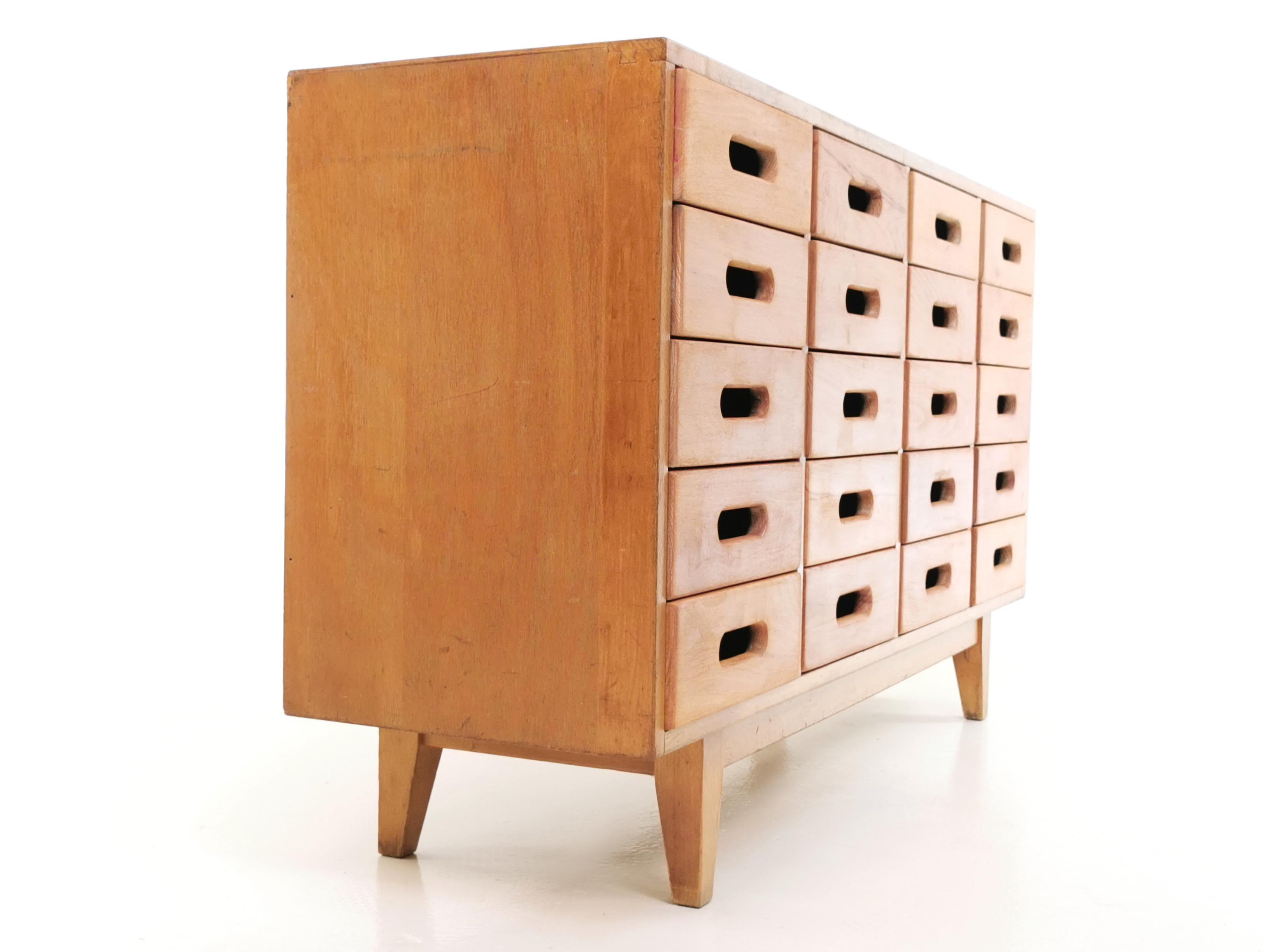 European Midcentury Sideboard Chest of Drawers by James Leonard for Esavian