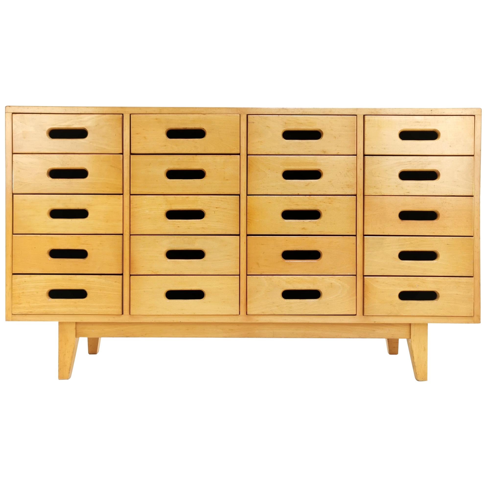 Midcentury Sideboard Chest of Drawers by James Leonard for Esavian