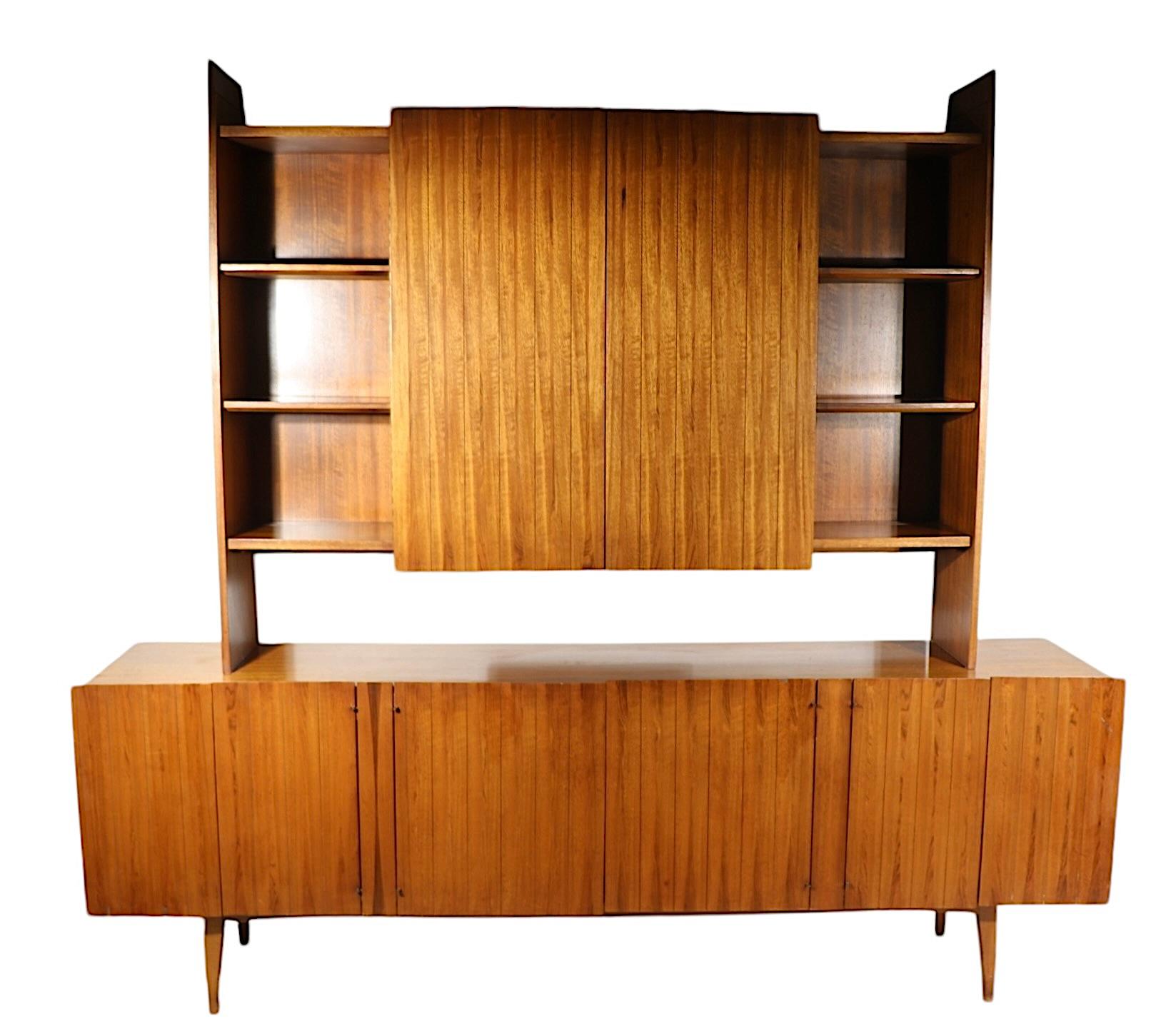 American Mid Century Sideboard Credenza by The Lane Furniture Company c 1950/60's For Sale