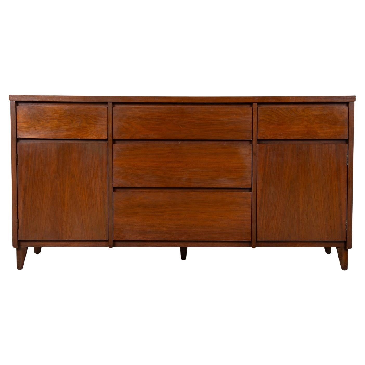 Mid-Century Sideboard Credenza Dresser by Stanley