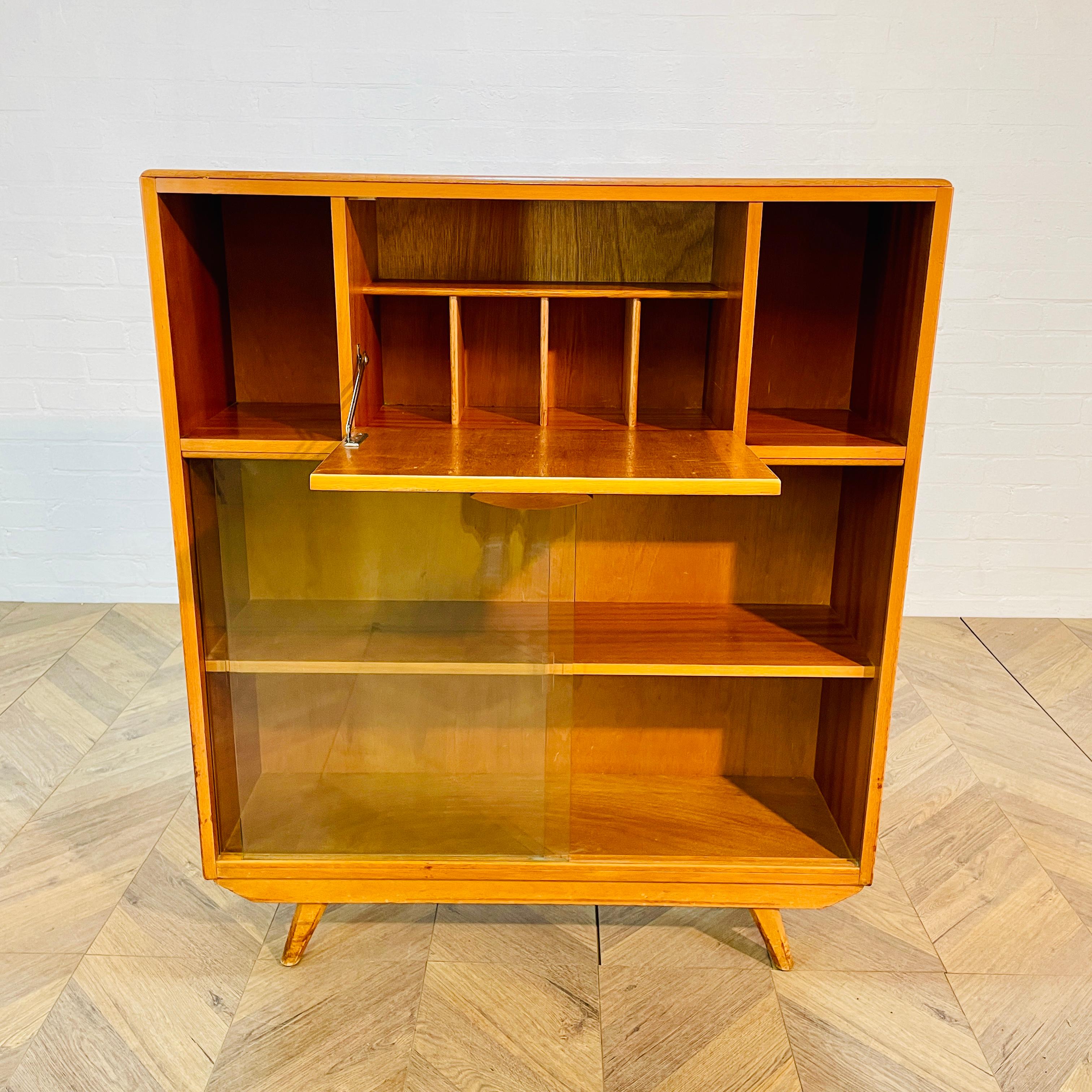 Mid-Century Sideboard Display Cabinet, Made by Avalon, 1960s In Good Condition For Sale In Ely, GB