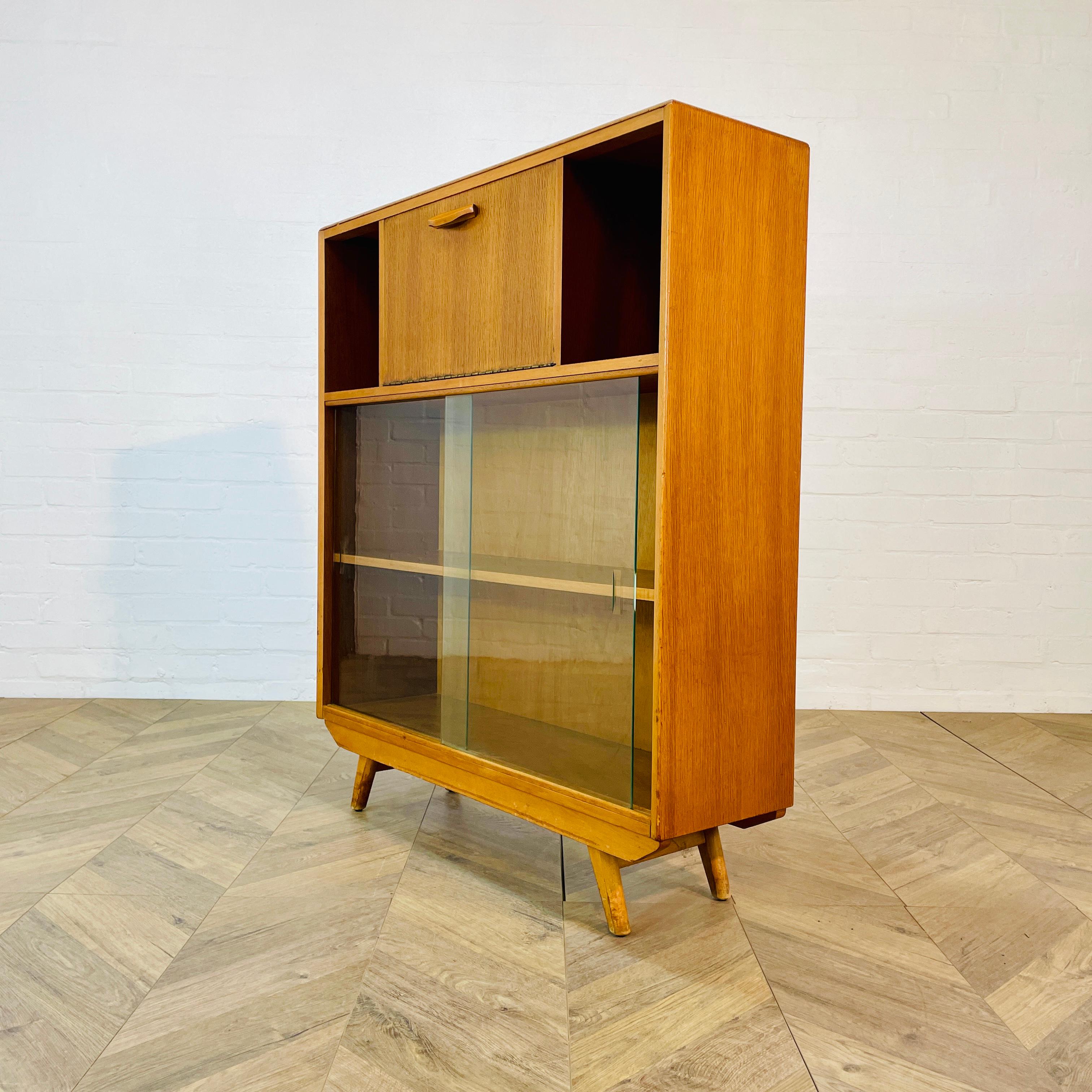 Mid-Century Sideboard Display Cabinet, Made by Avalon, 1960s For Sale 2
