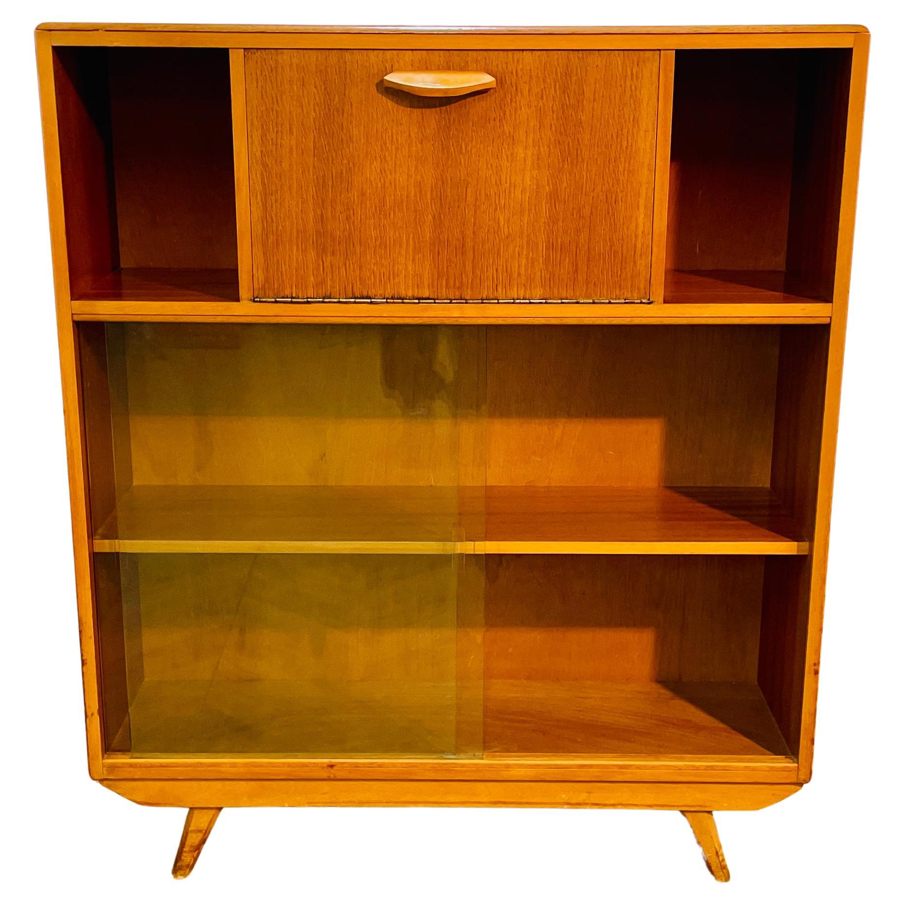 Mid-Century Sideboard-Vitrinenschrank, hergestellt von Avalon, 1960er Jahre im Angebot