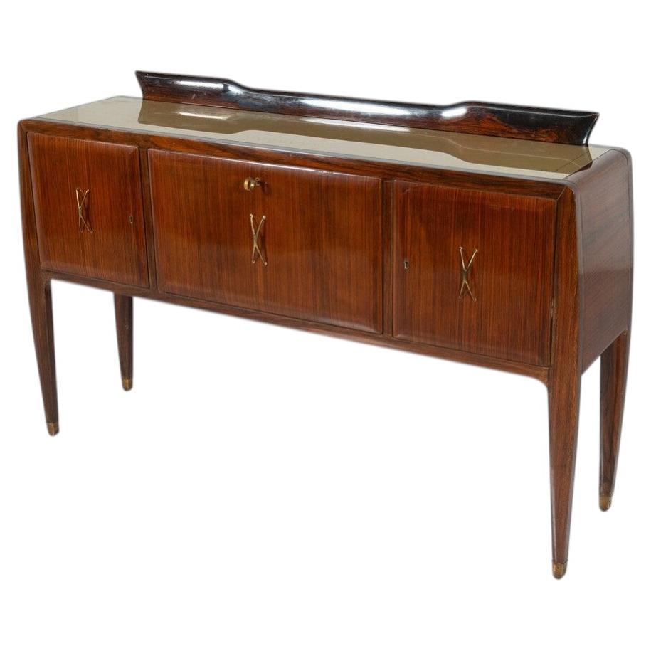 Credenza/bar di metà secolo, Italia, anni '50