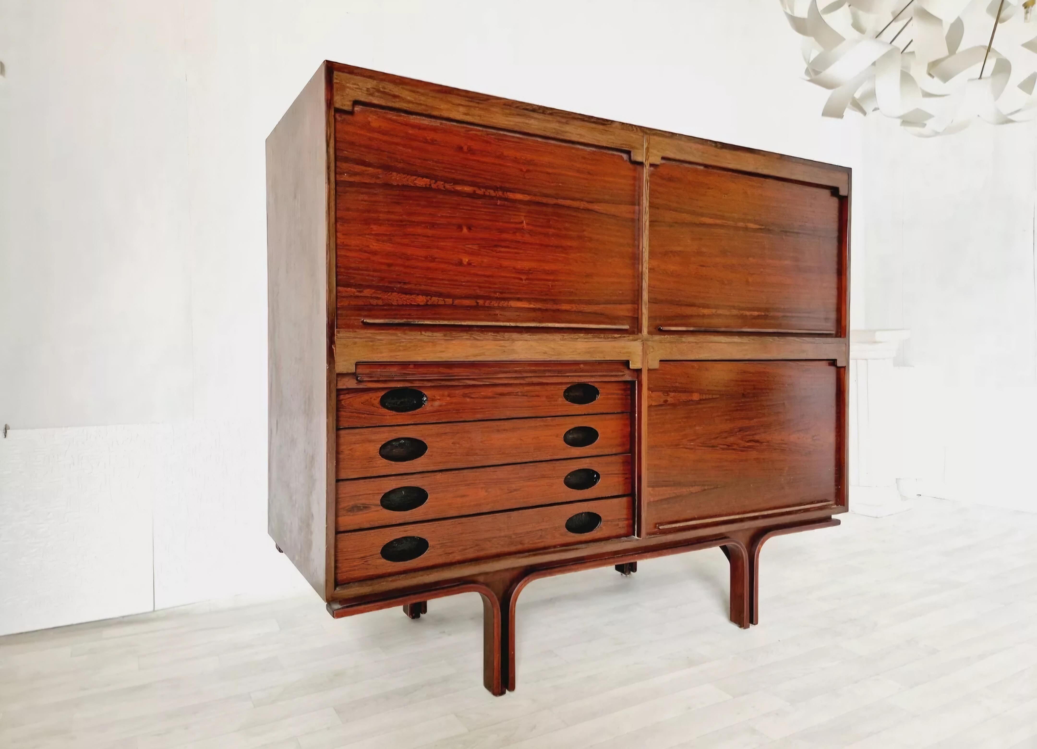 Mid-Century Modern Mid Century Sideboard Gianfranco Frattini 1926-2004 For Sale