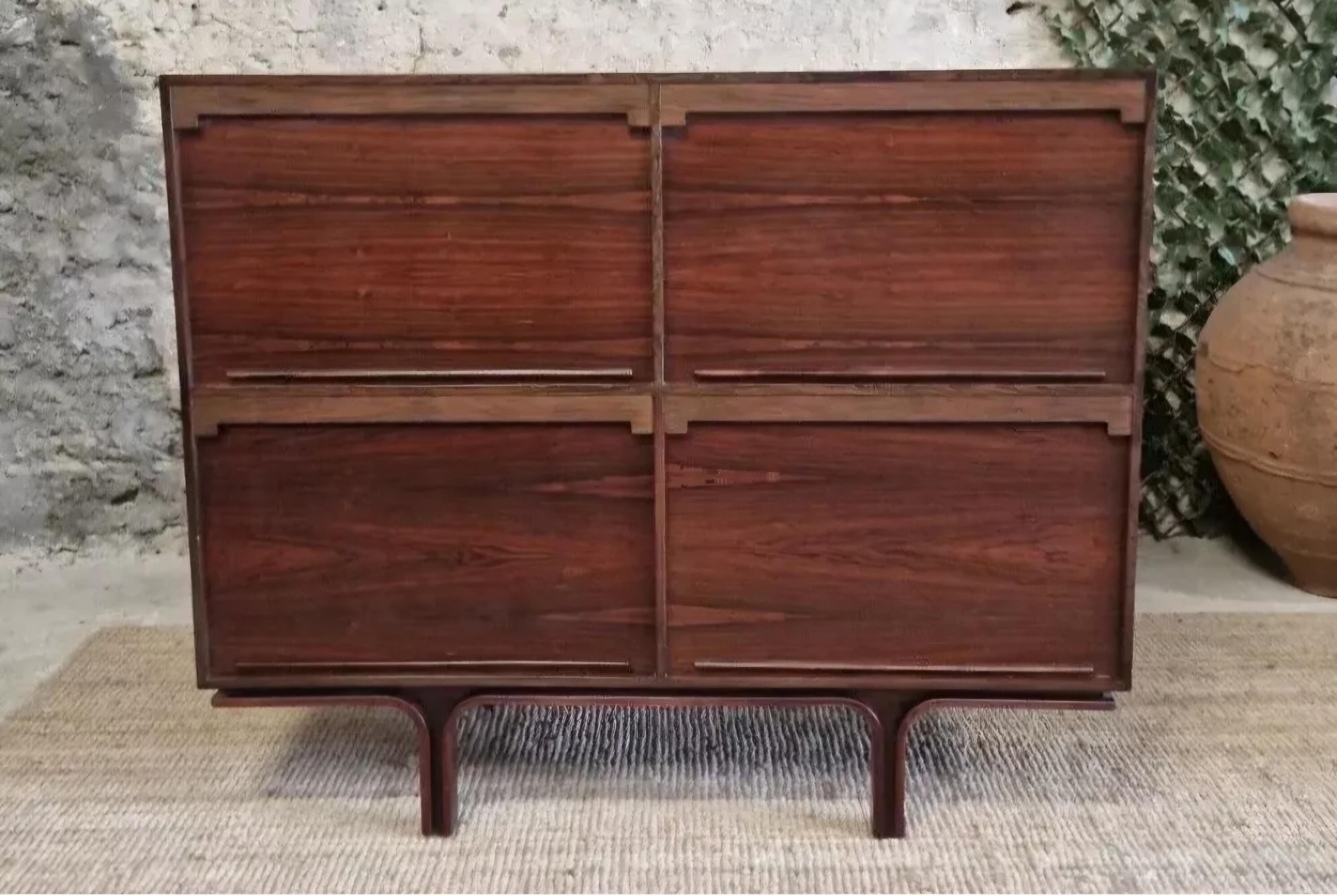 Italian Mid Century Sideboard Gianfranco Frattini 1926-2004 For Sale