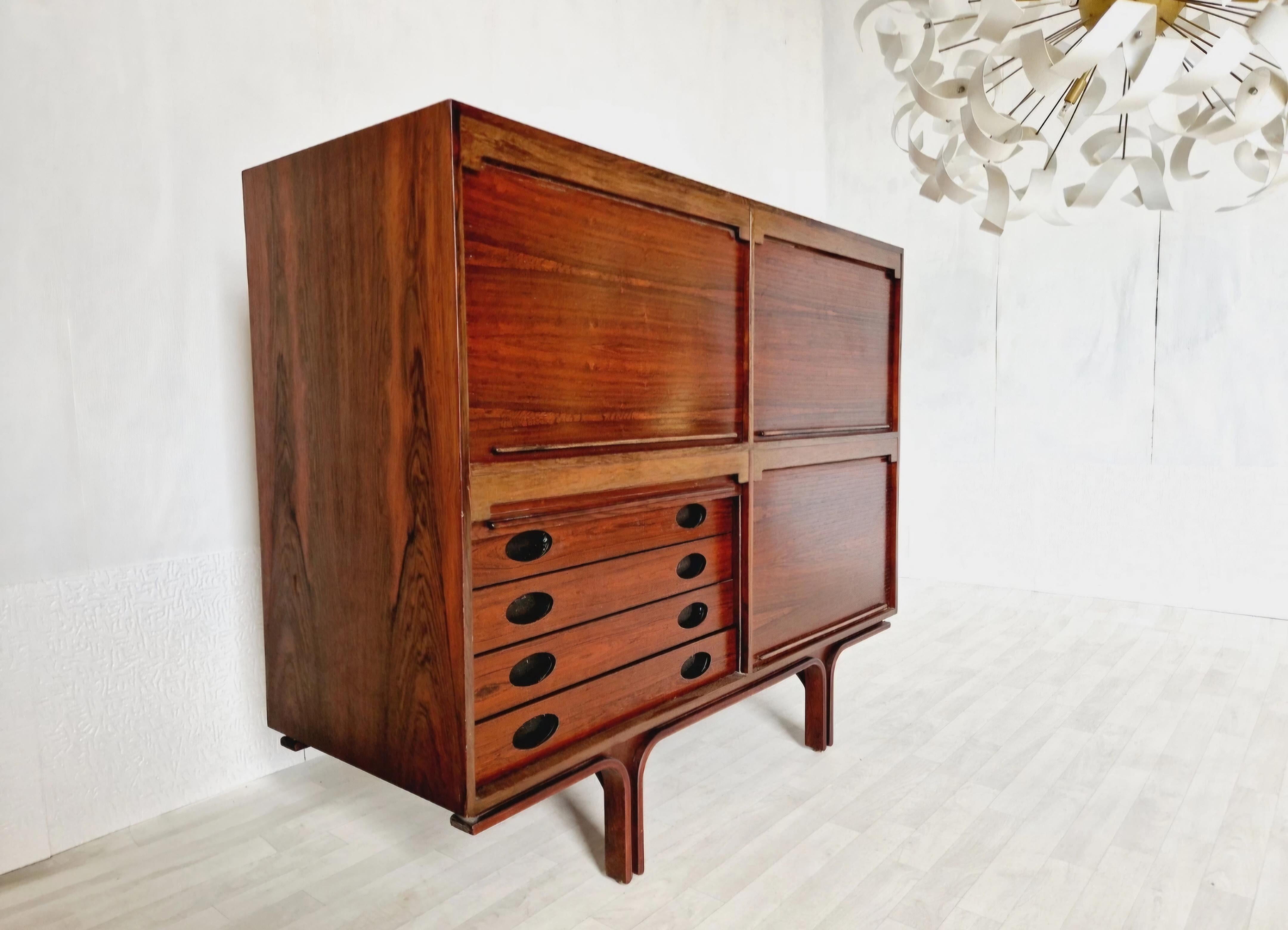 20th Century Mid Century Sideboard Gianfranco Frattini 1926-2004 For Sale