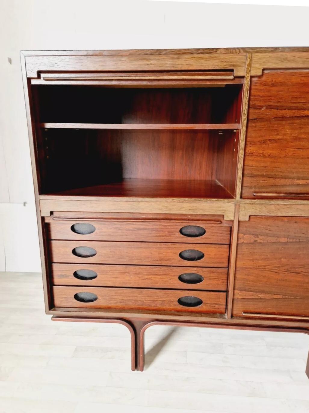 Mid Century Sideboard Gianfranco Frattini 1926-2004 For Sale 1
