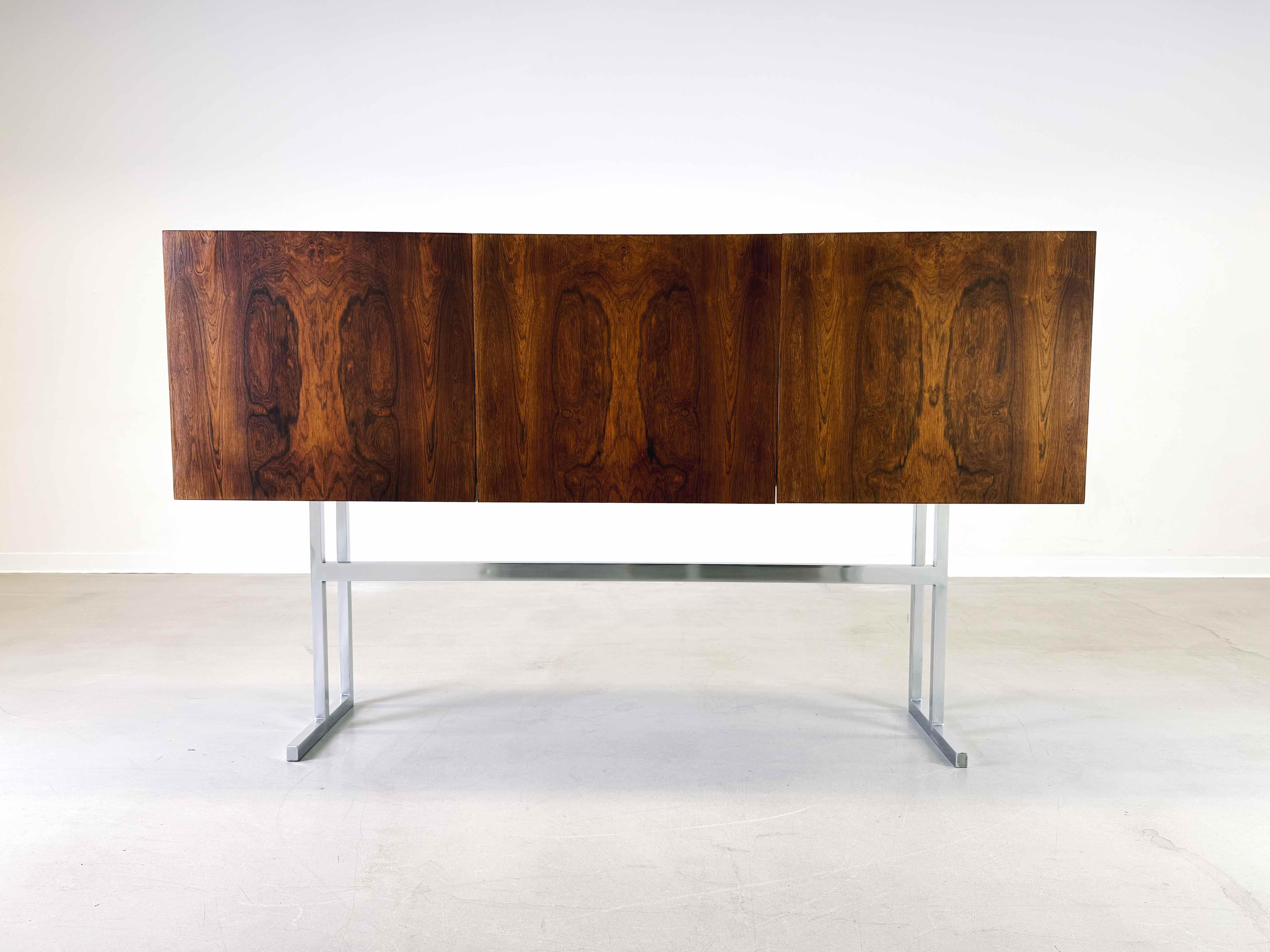 Credenza di metà secolo WK Möbel Georg Satink Palisander In condizioni buone in vendita a Berlin, DE