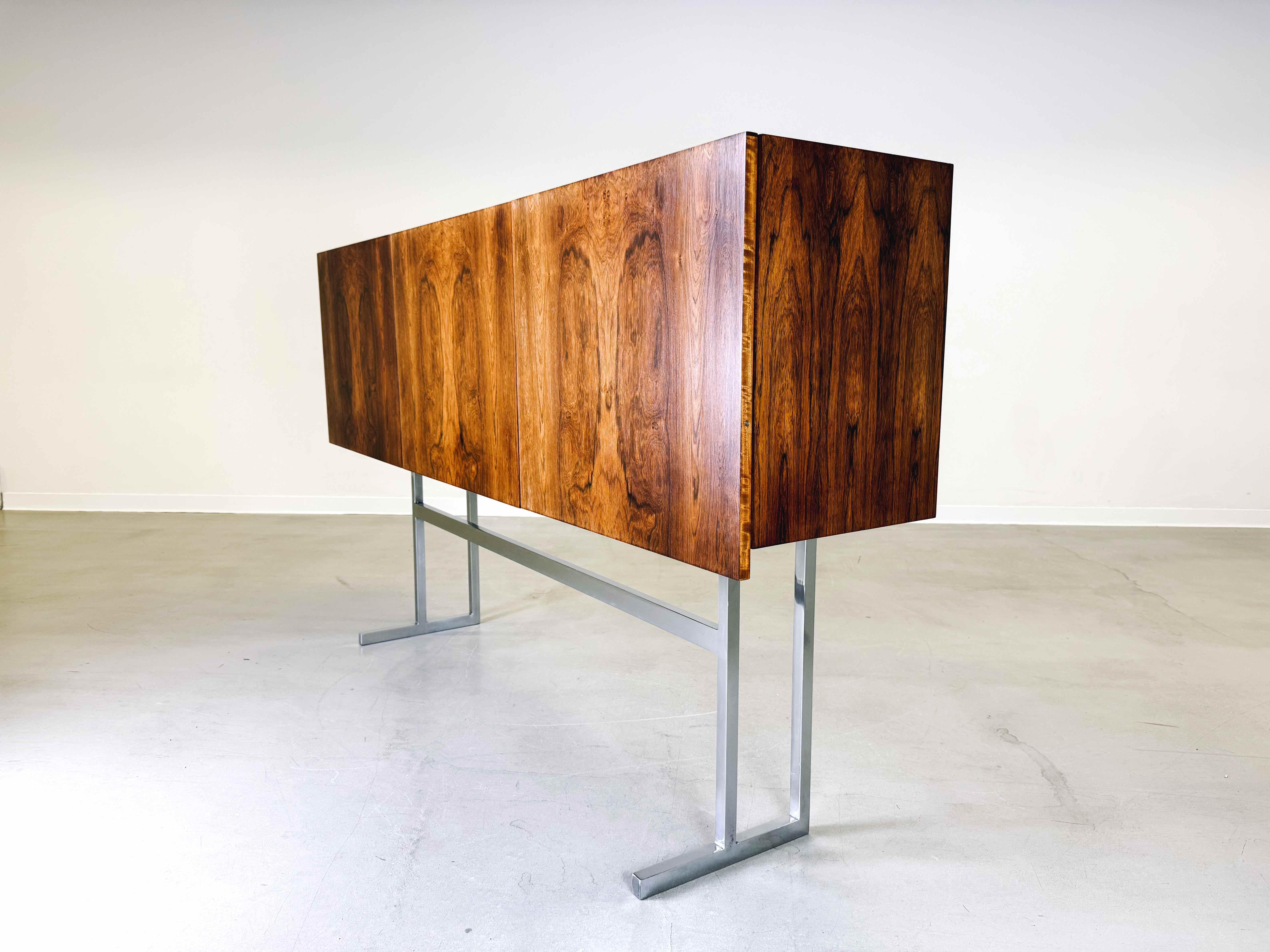 Metà XX secolo Credenza di metà secolo WK Möbel Georg Satink Palisander in vendita