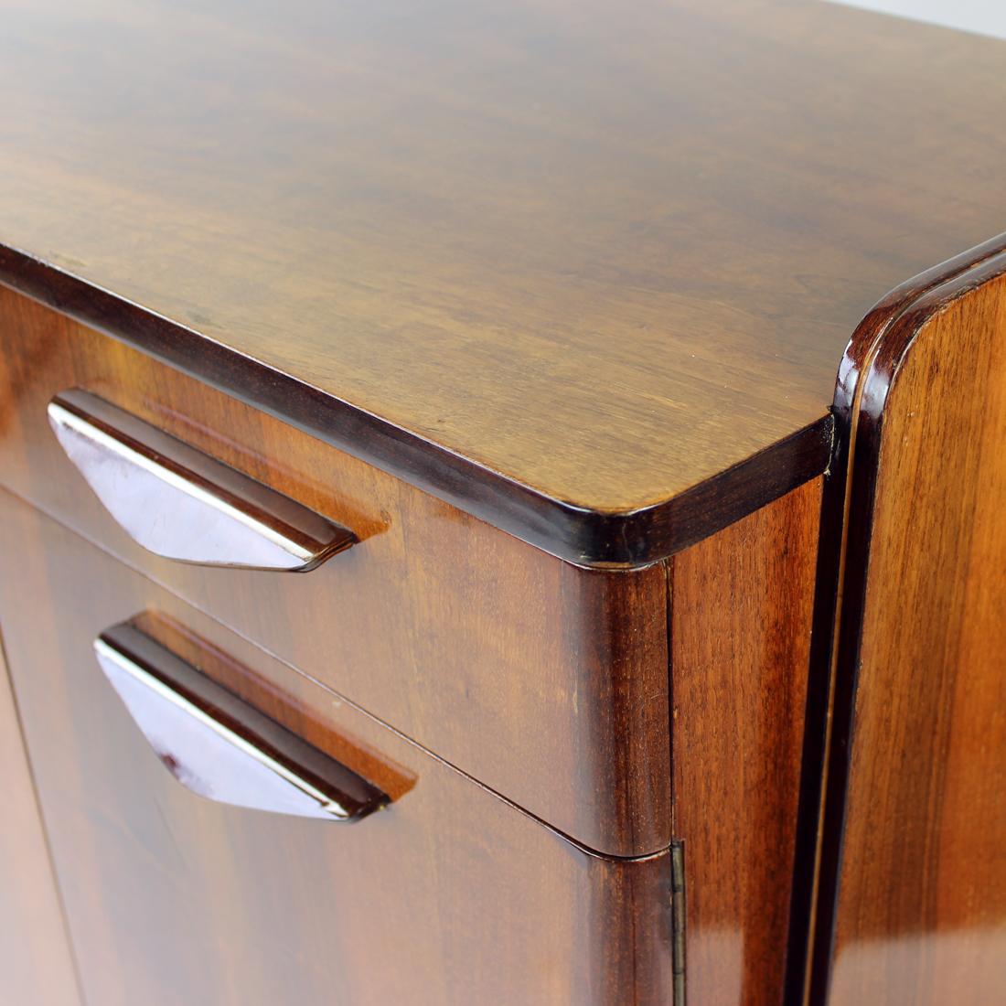 Mid Century Sideboard in Dark Oak by Tatra, Czechoslovakia 1960s 5