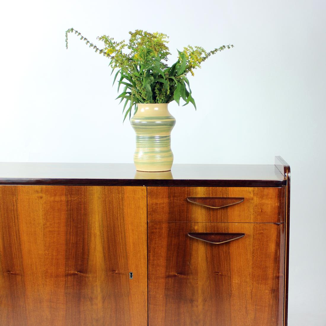 Mid-Century Modern Mid Century Sideboard in Dark Oak by Tatra, Czechoslovakia 1960s