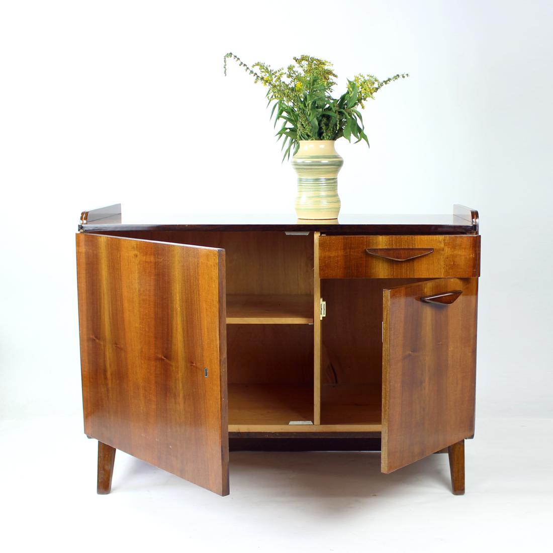 Mid-20th Century Mid Century Sideboard in Dark Oak by Tatra, Czechoslovakia 1960s