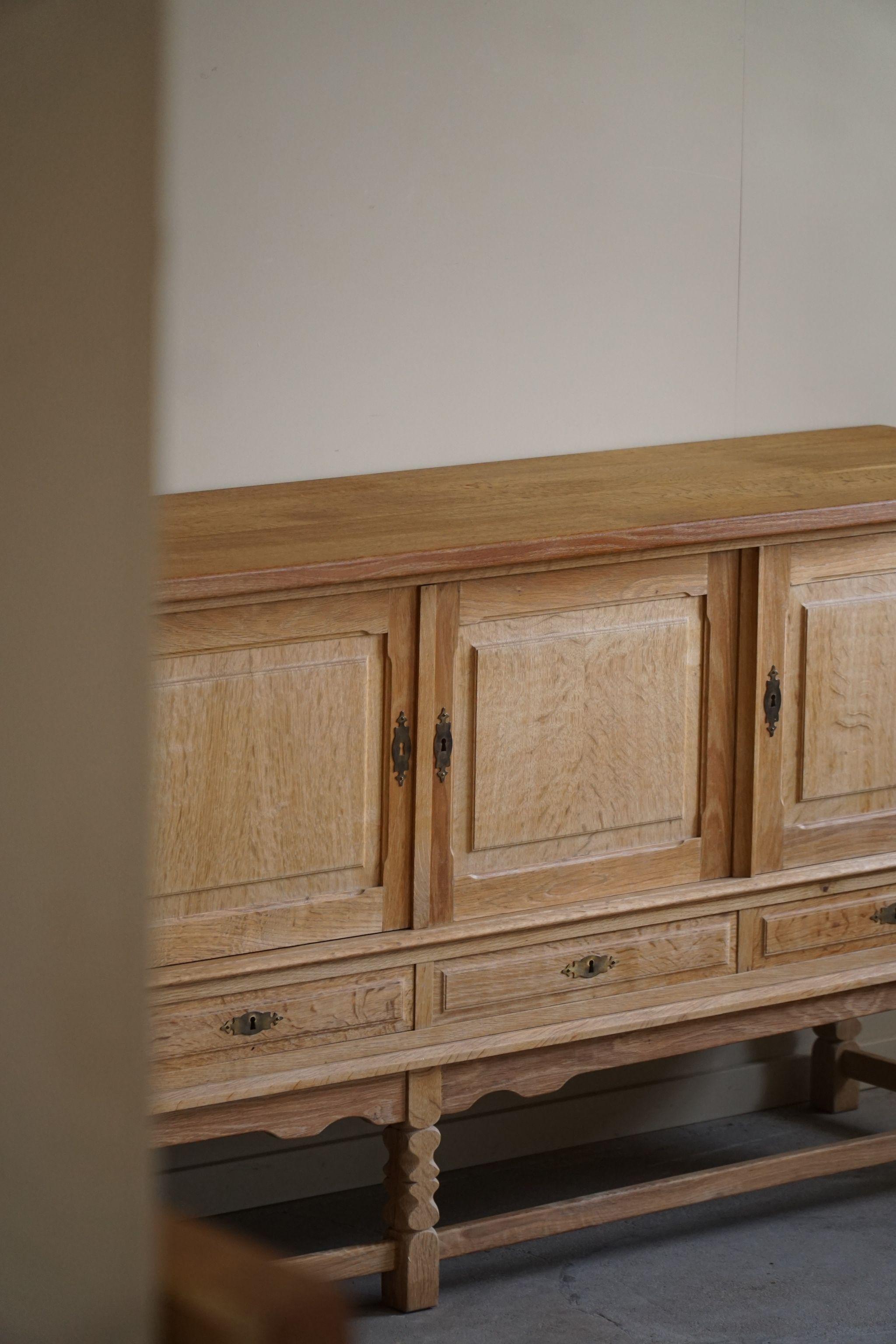 Mid Century Sideboard in Oak, Made by a Danish Cabinetmaker in the 1960s 6