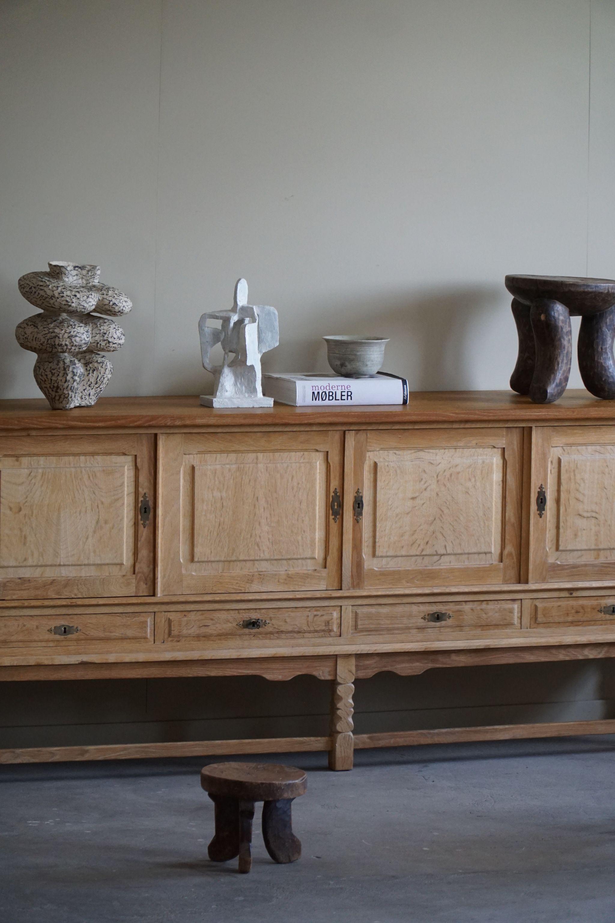 Mid Century Sideboard in Oak, Made by a Danish Cabinetmaker in the 1960s 8