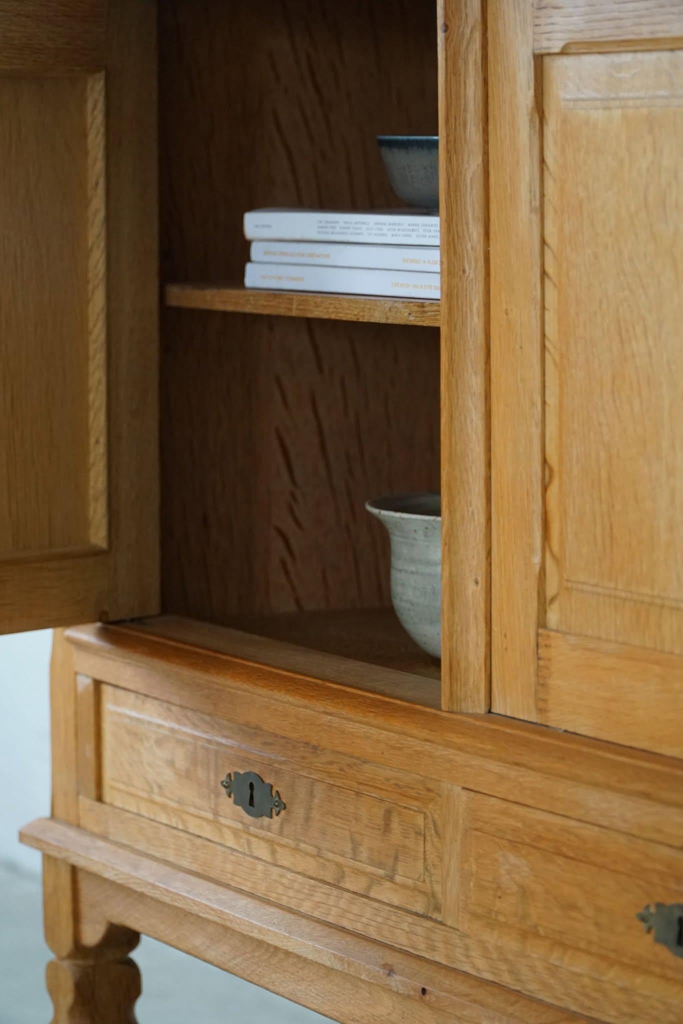 20th Century Mid Century Sideboard in Oak, Made by a Danish Cabinetmaker in the 1960s For Sale