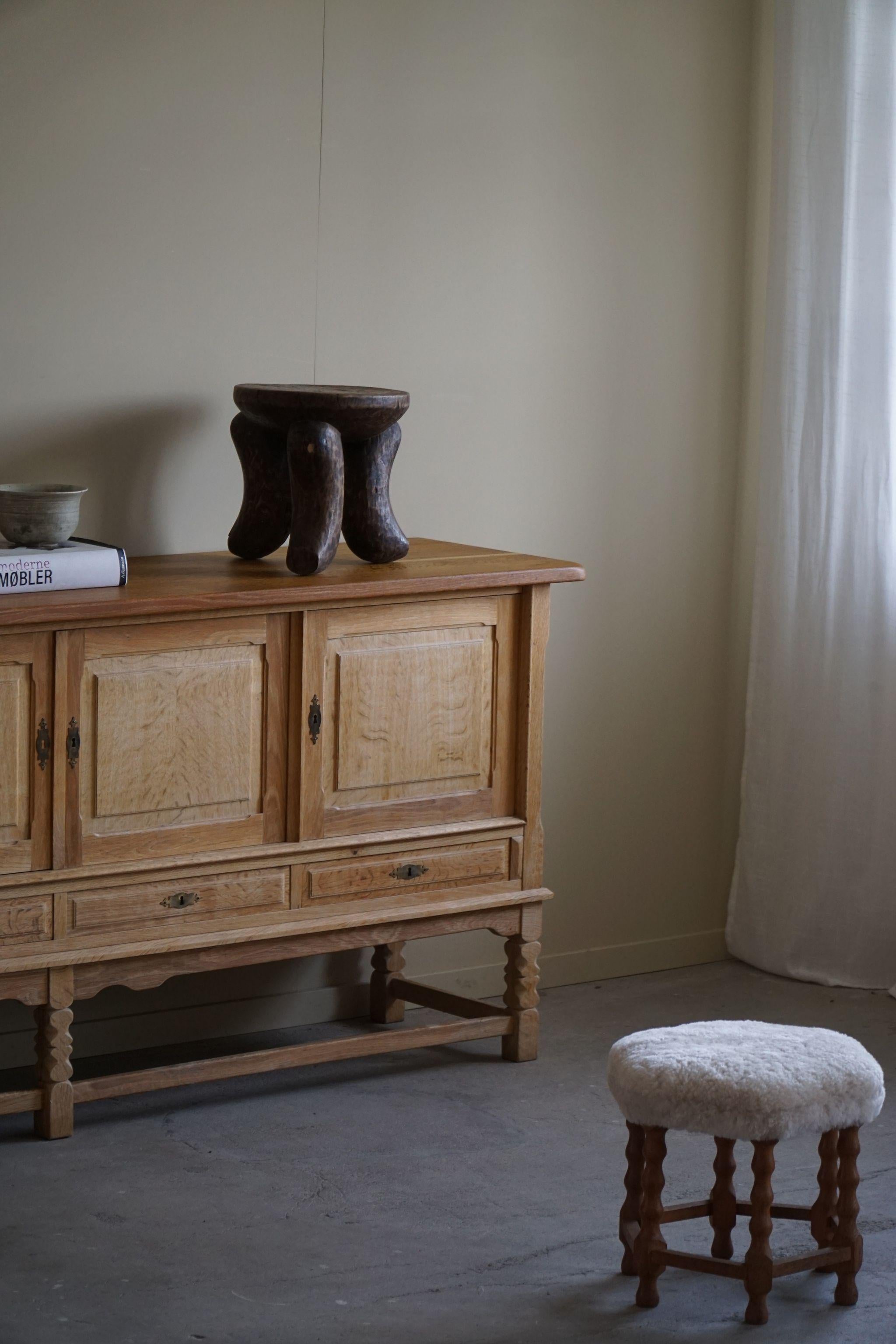 Mid Century Sideboard in Oak, Made by a Danish Cabinetmaker in the 1960s 4