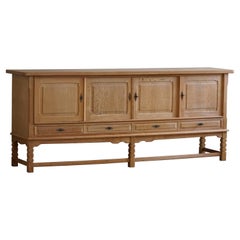 Mid Century Sideboard in Oak, Made by a Danish Cabinetmaker in the 1960s