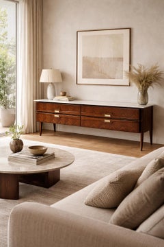 Credenza o cassettiera di metà secolo di La Permanente Mobili Cantù, anni '50