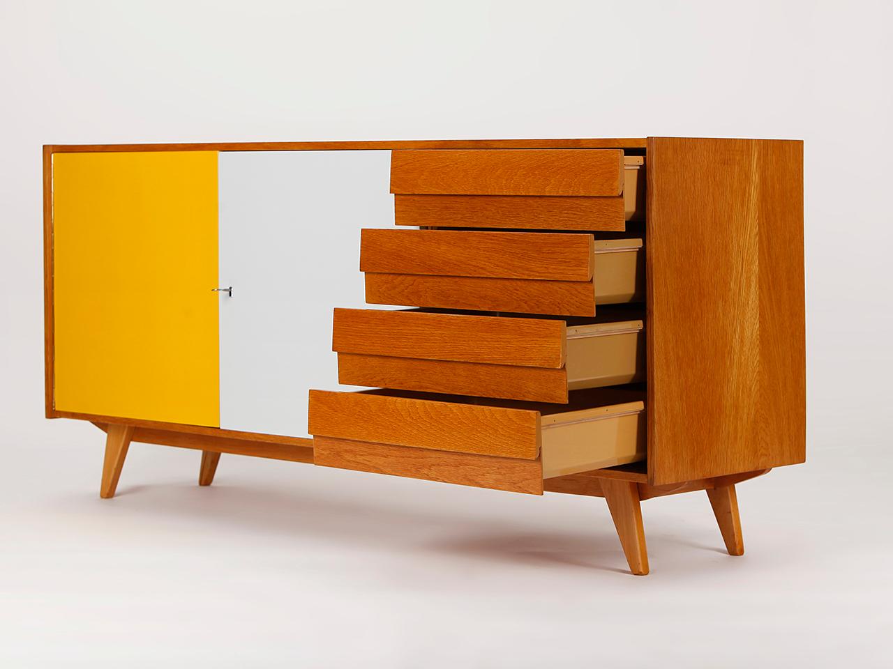 Mid-Century Modern Midcentury Sideboard U 460 by Jiri Jiroutek for Interier Praha, 1960s