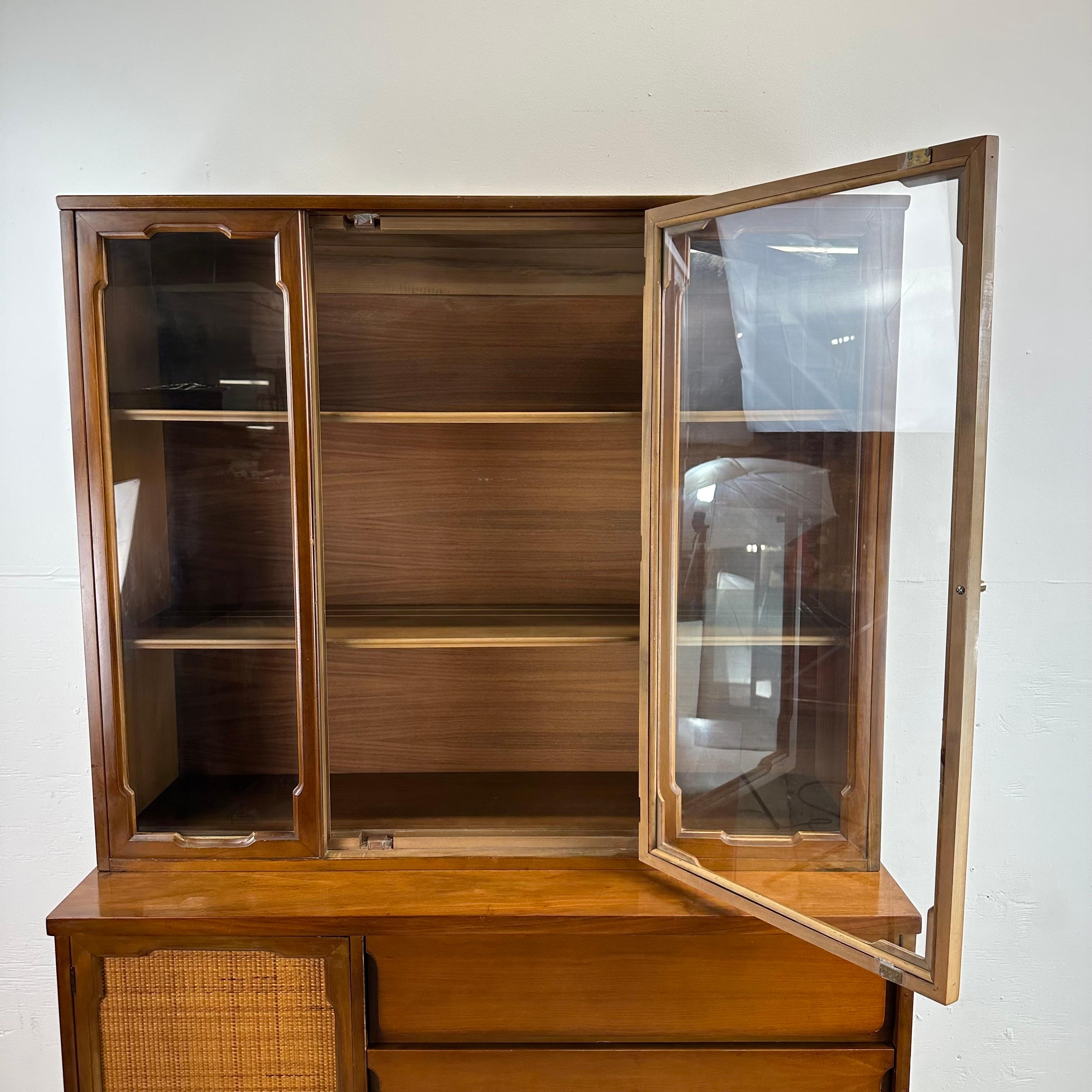 Mid-Century Sideboard With China Cabinet 6