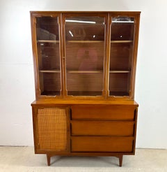 Mid-Century Sideboard With China Cabinet