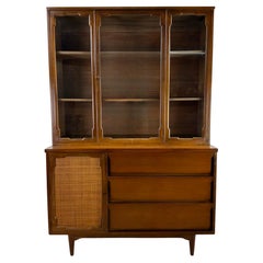 Mid-Century Sideboard With China Cabinet