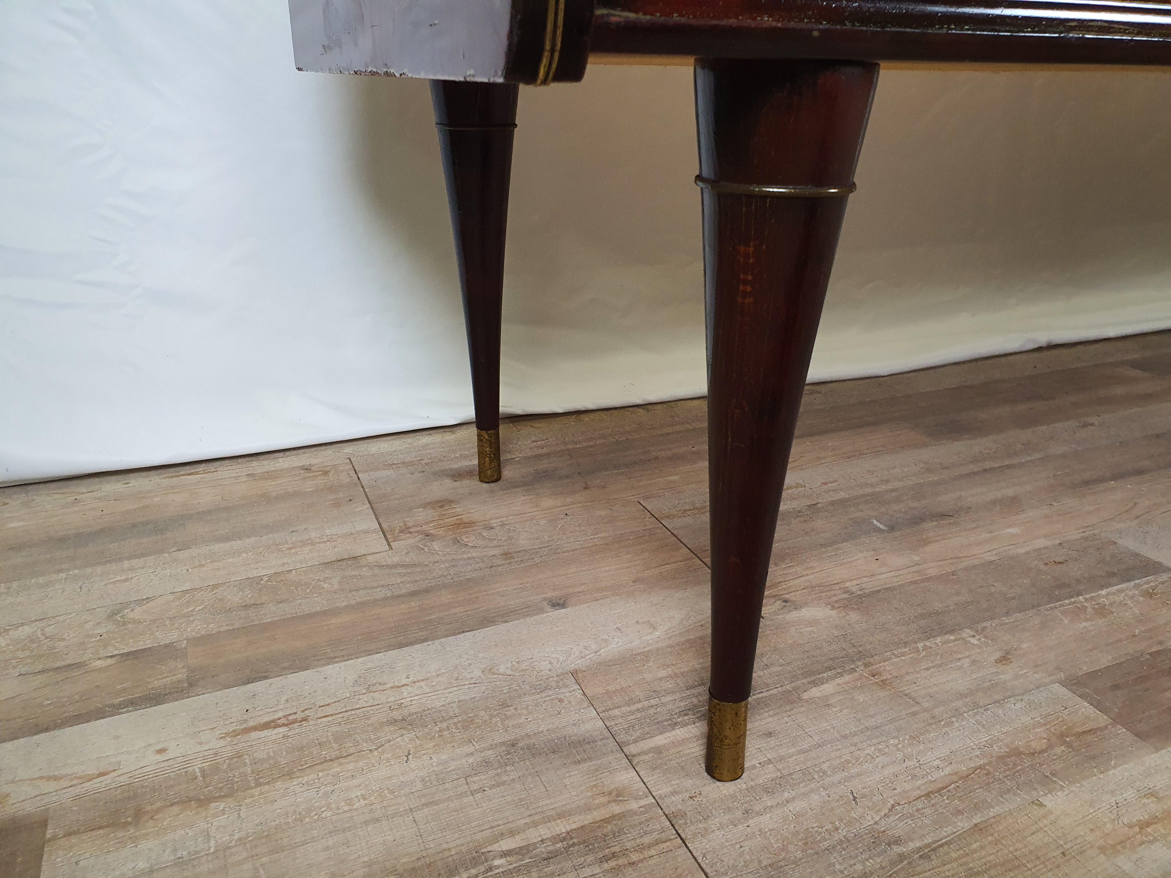 Mid-Century Sideboard with Glass Top For Sale 13