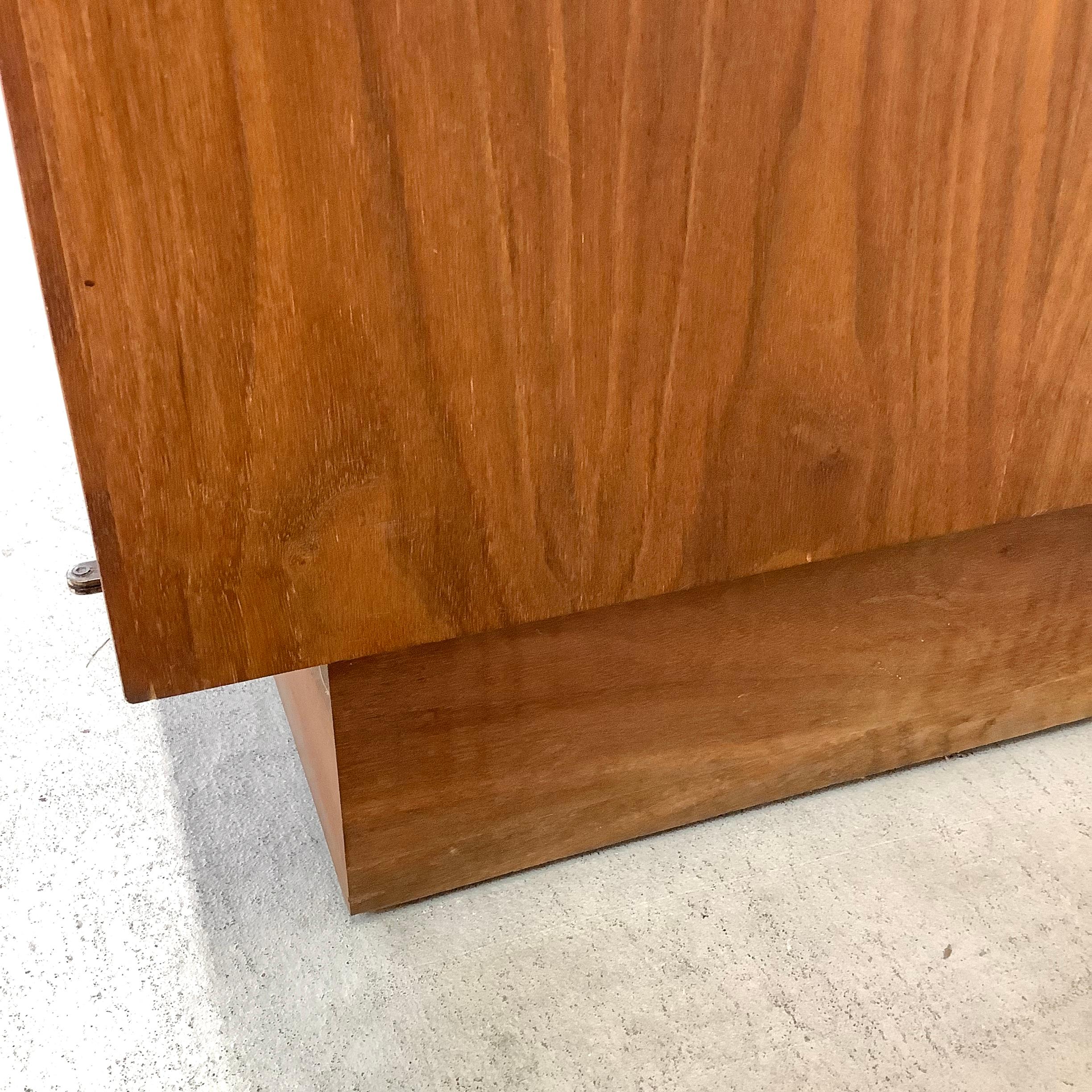Mid-Century Sideboard With Record (LP) Storage and Shelf Topper 11