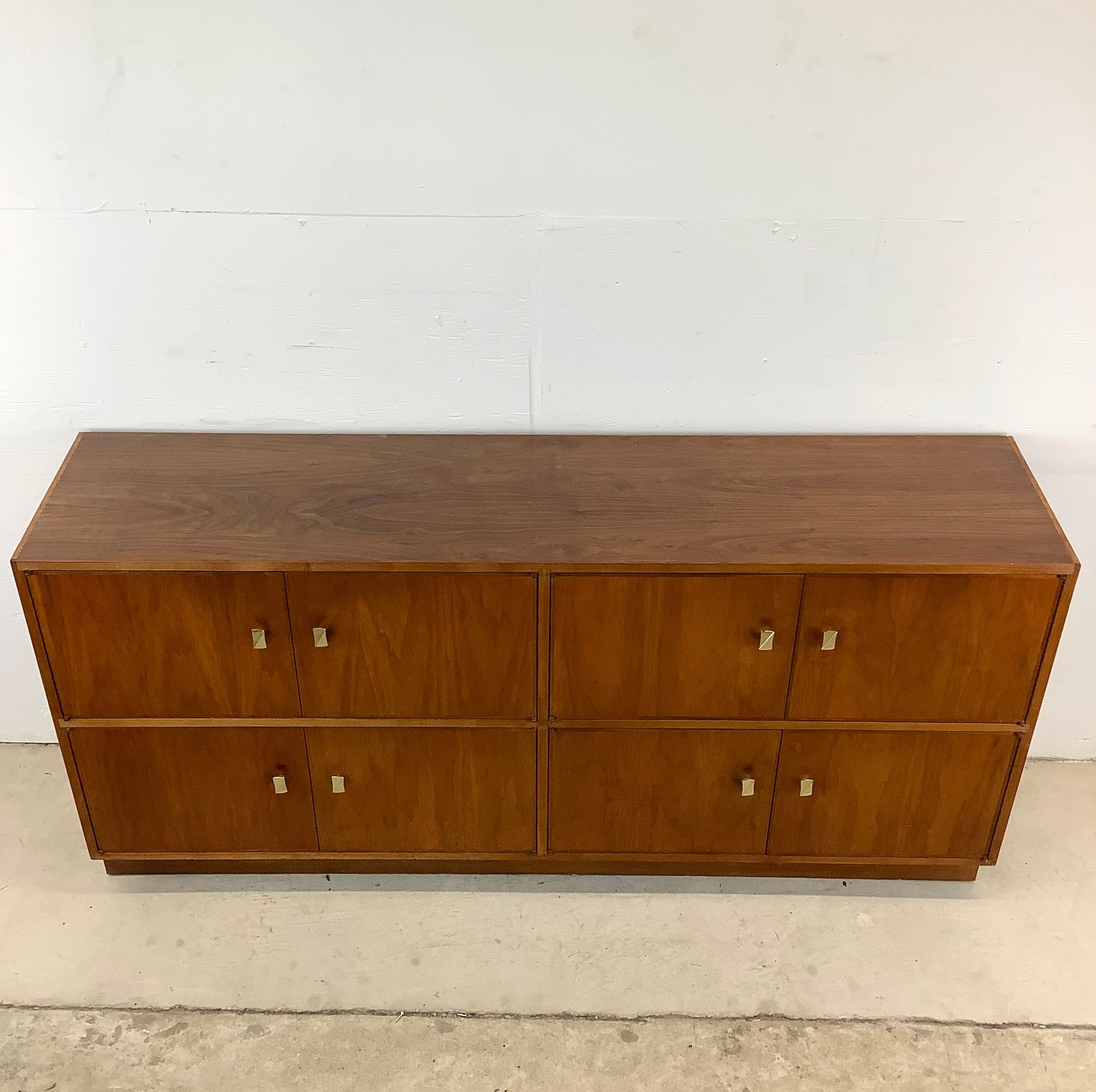 Mid-Century Sideboard With Record (LP) Storage and Shelf Topper 1