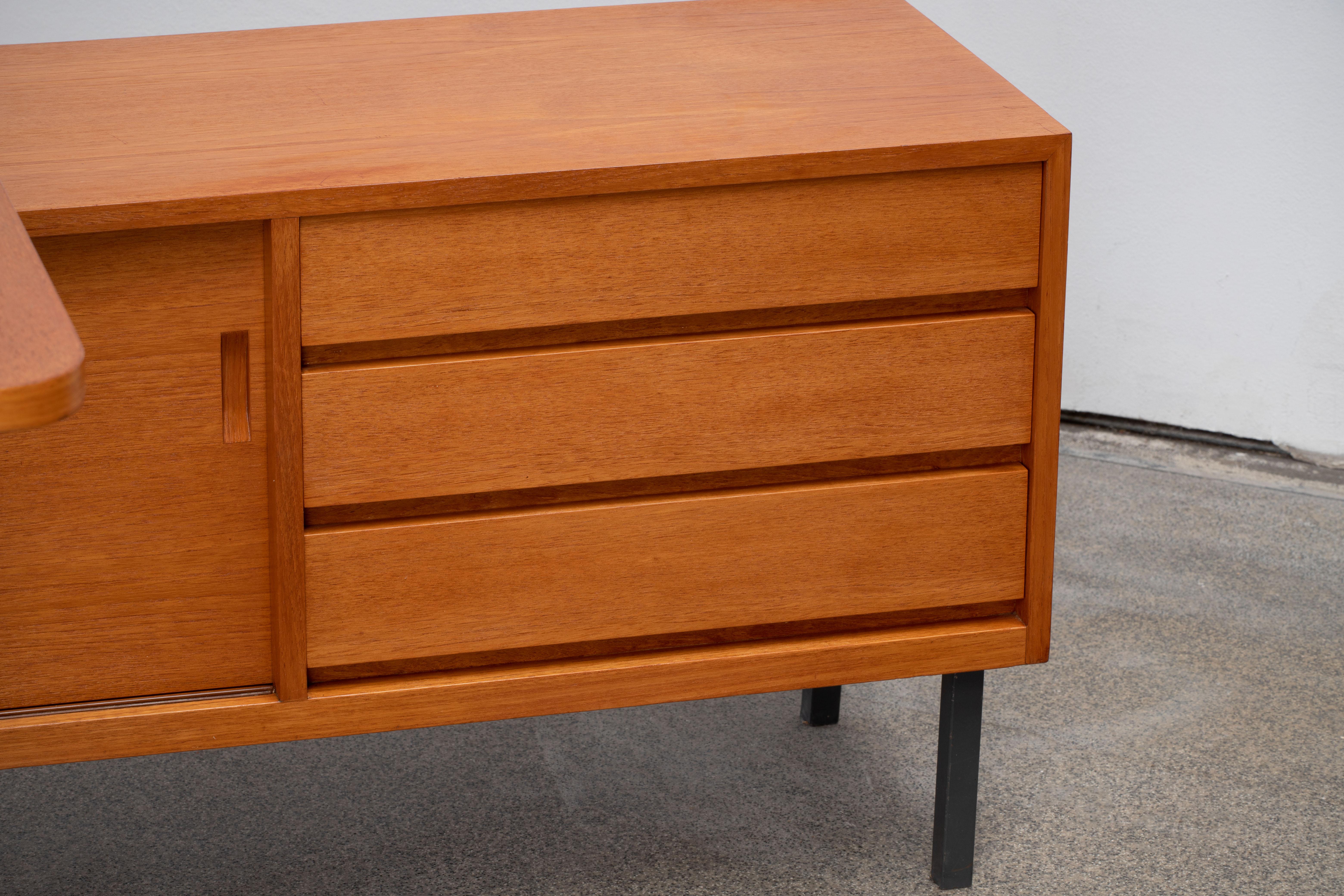 Mid-Century Sideboard with Removable Desk, Germany, 1960s For Sale 1