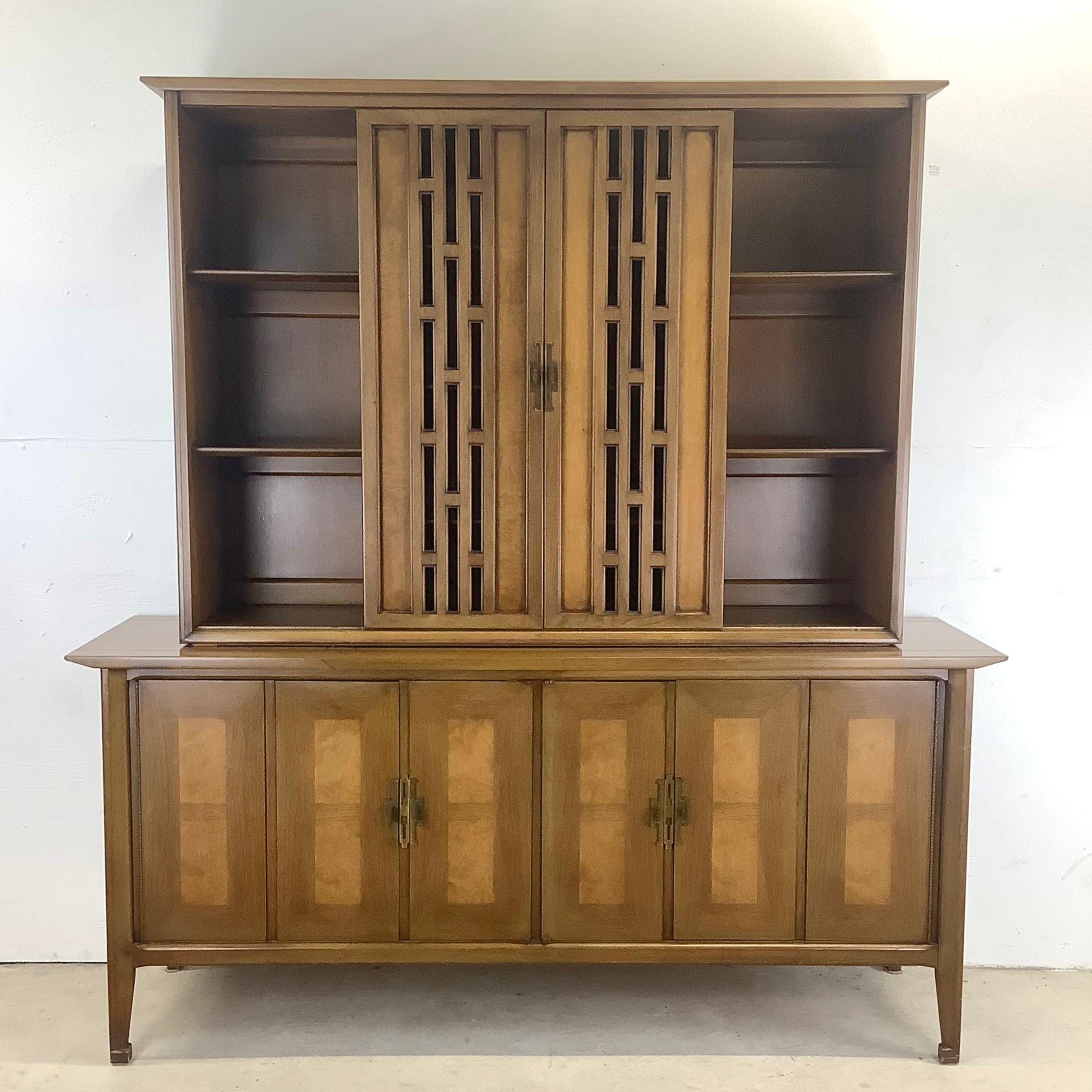 Mid-Century Modern Mid-Century Sideboard With Topper