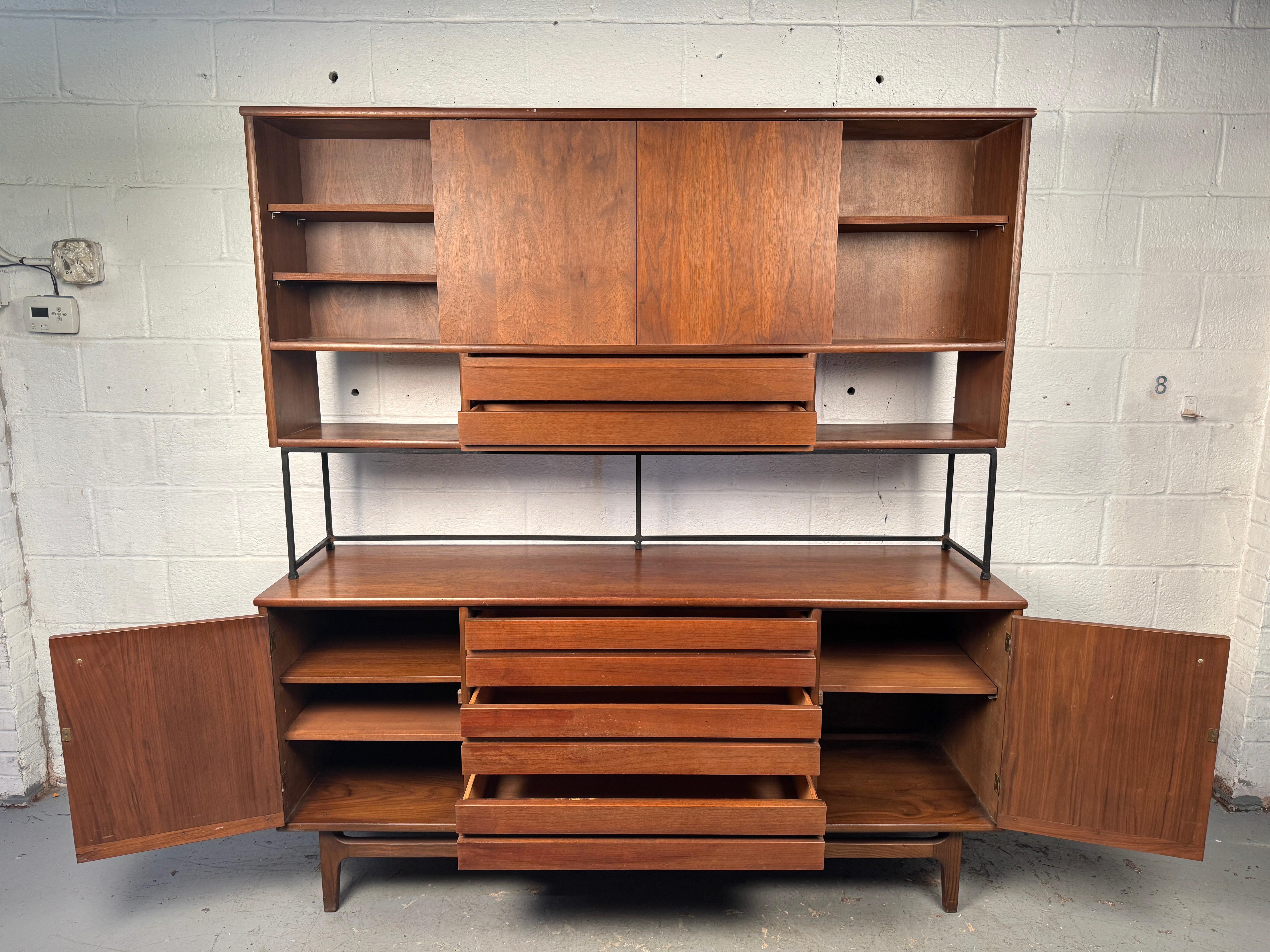 Mid-Century Sideboard with Topper, Mfg. by Stanley Furniture For Sale 1