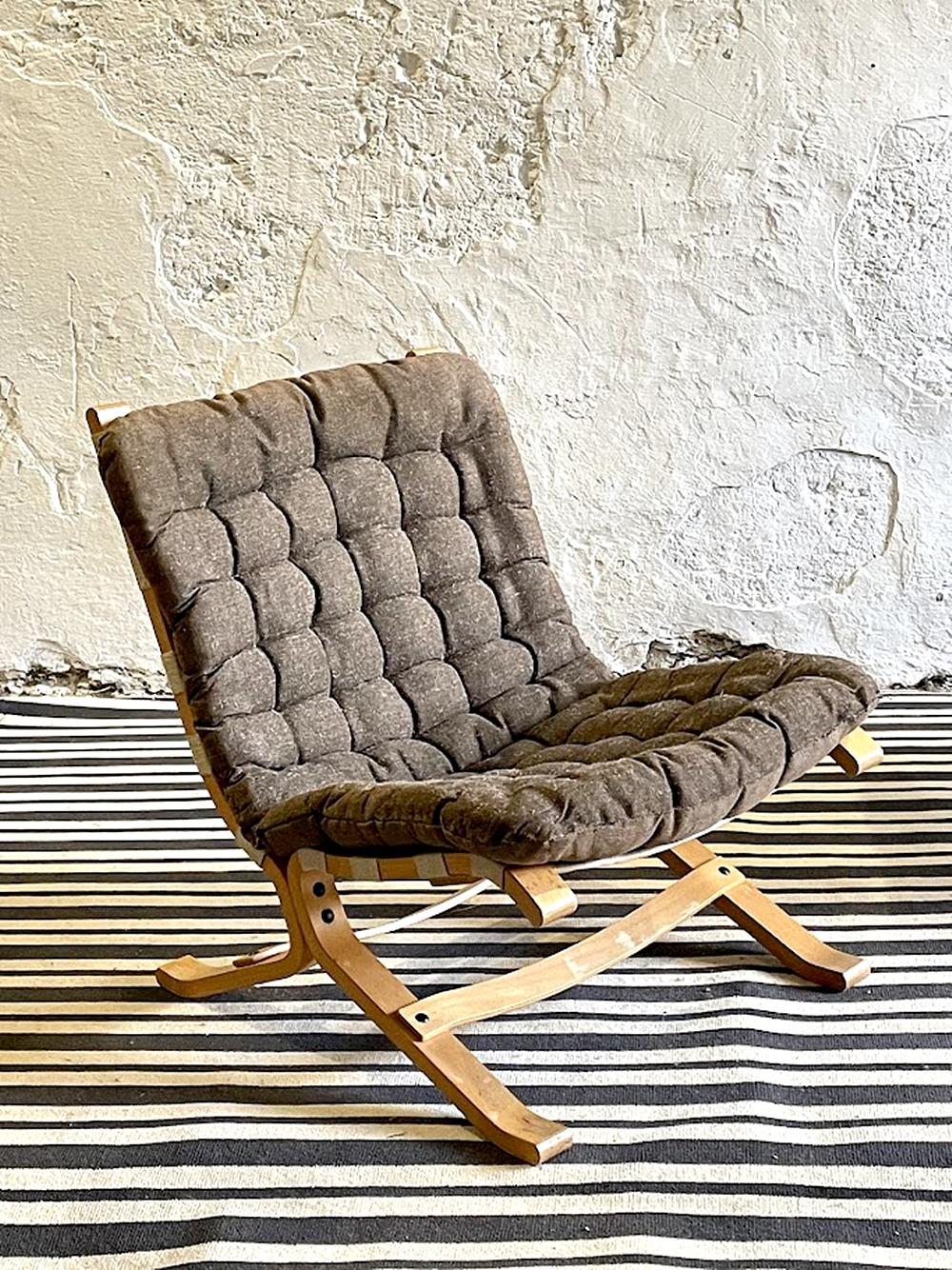 Silla de salón Siesta de mediados de siglo atribuida a Ingmar Relling Años 60 en Bueno estado para la venta en Debrecen, HU