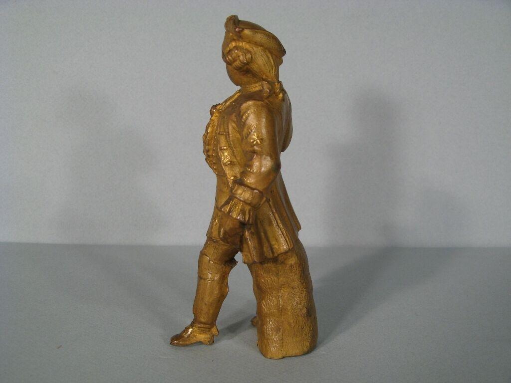 Antique Gilded Metal Statue of a Gentleman, Late 19th/Early 20th Century  -1Y38 1