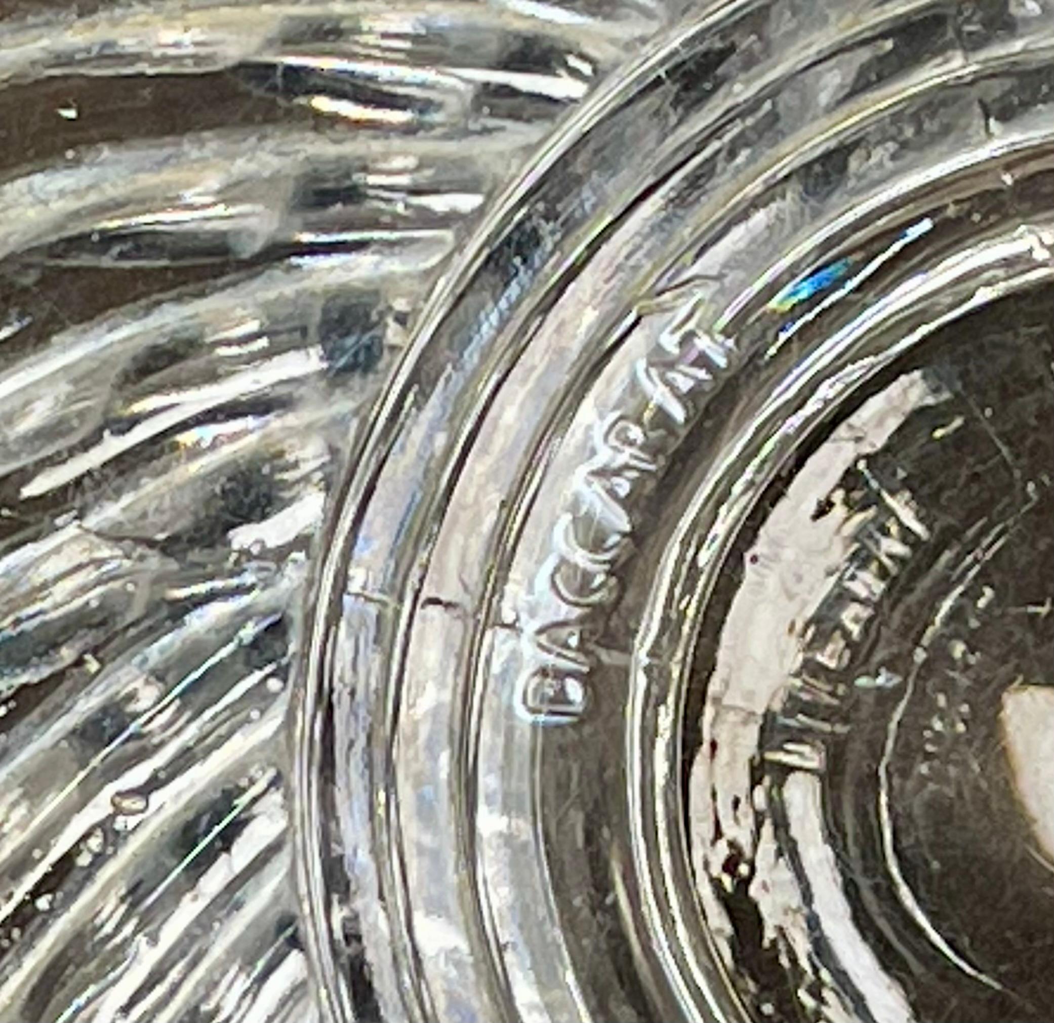 Francese Coppa di cristallo Baccarat firmata di metà secolo in vendita