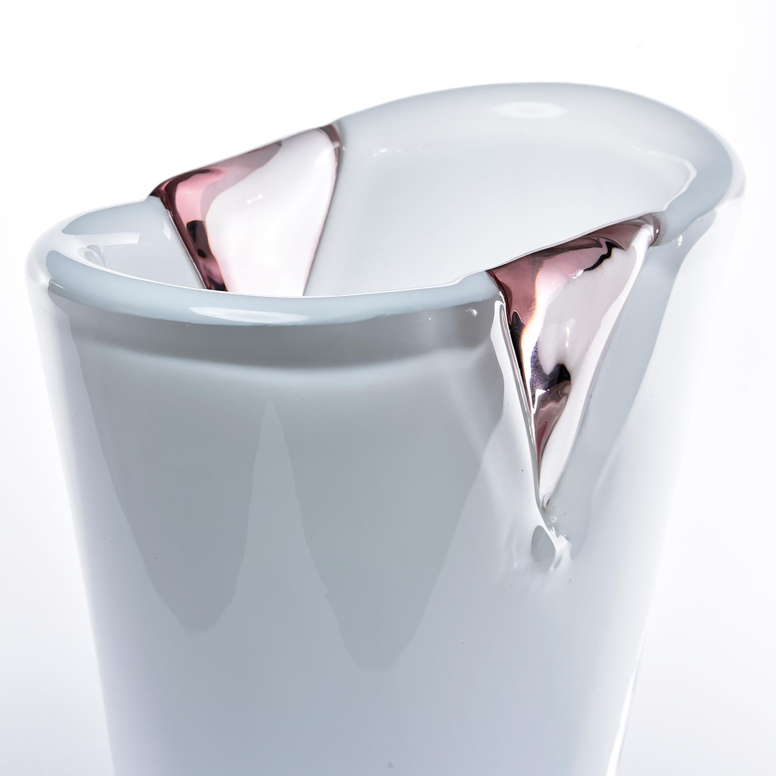 20th Century Midcentury Signed Barbini Murano Glass Vase