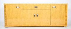 Mid- Century Signed Burr Satinwood Giorgio Collection Sideboard