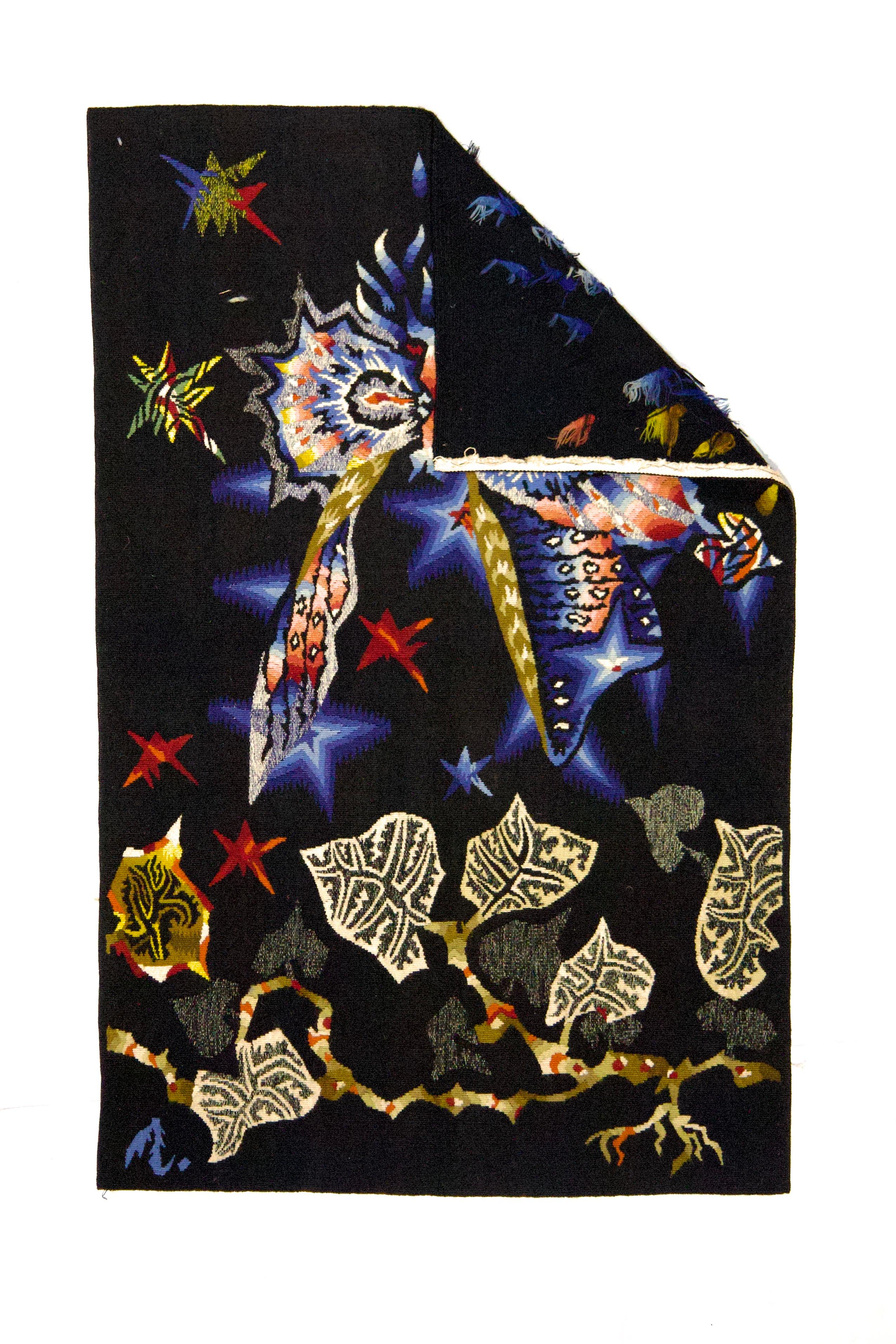 Mid century signed French Tapestry Jean Lurçat 2'6