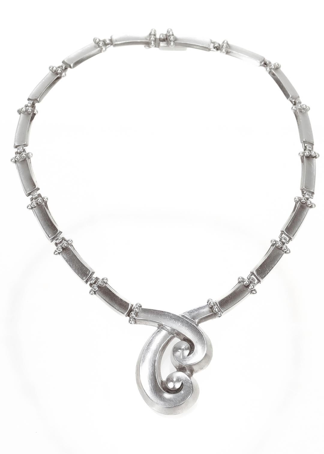 taxco silver necklace