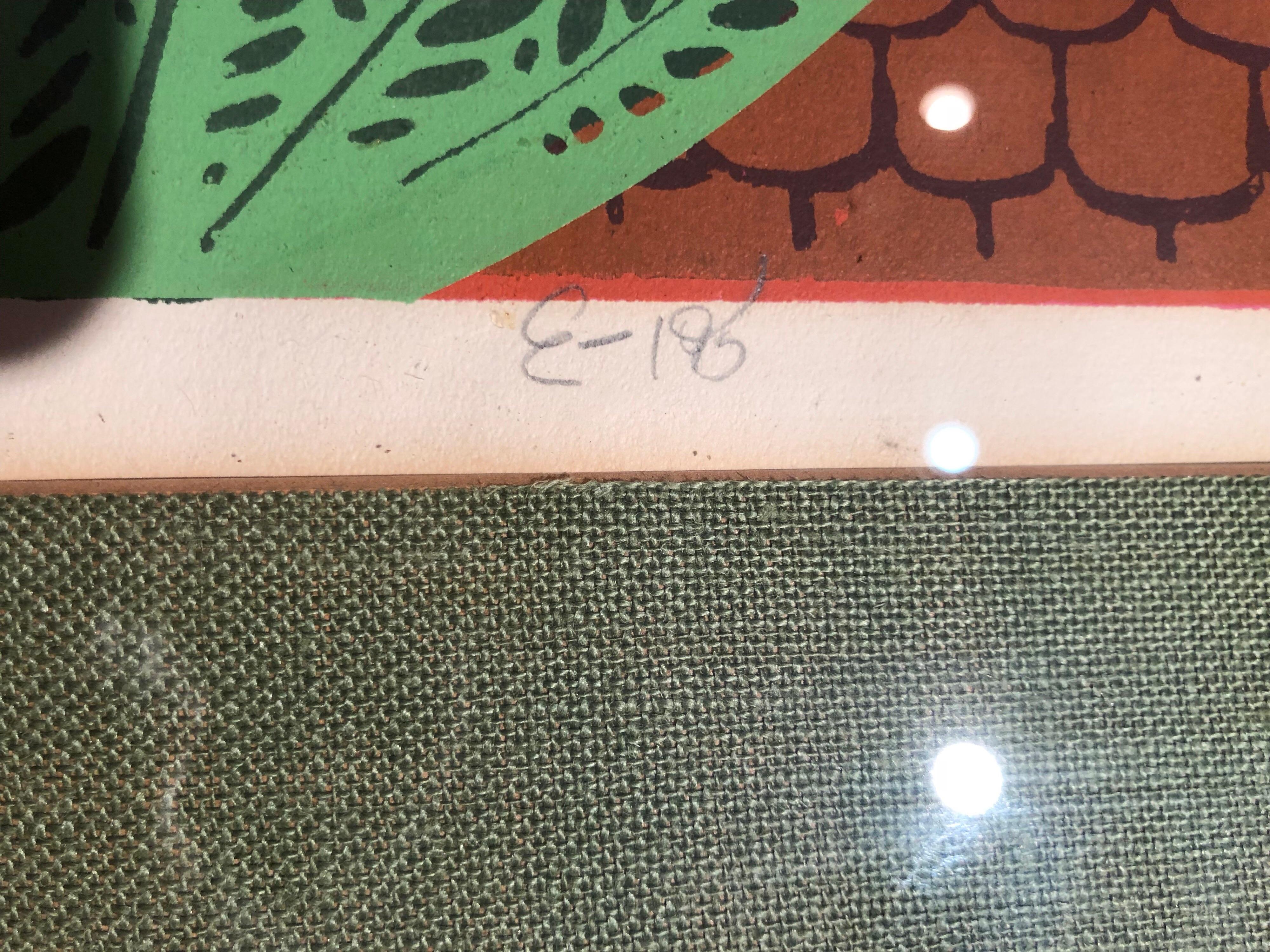 Mid-Century Signed Silkscreen by David Weidman 7