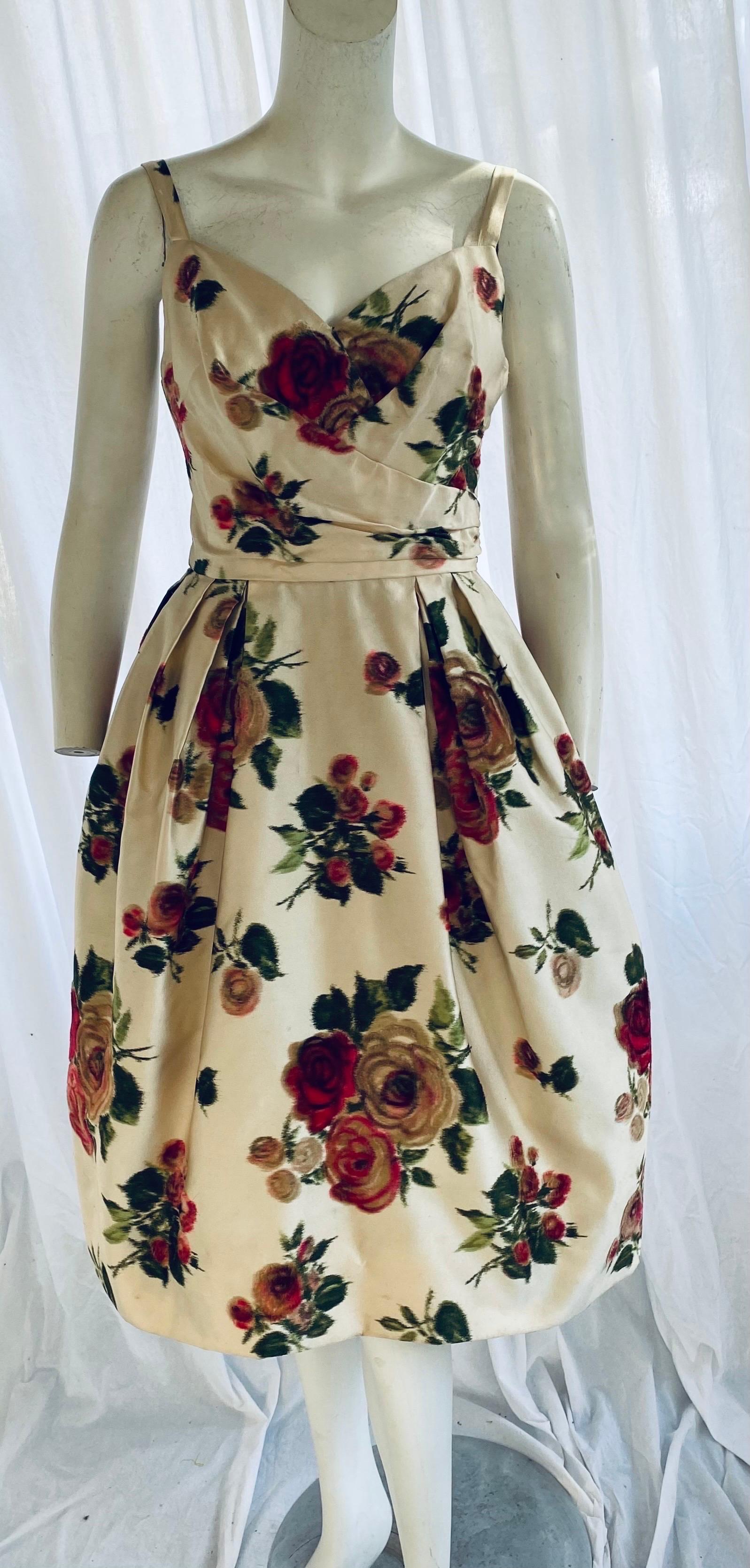 mid century cocktail dress