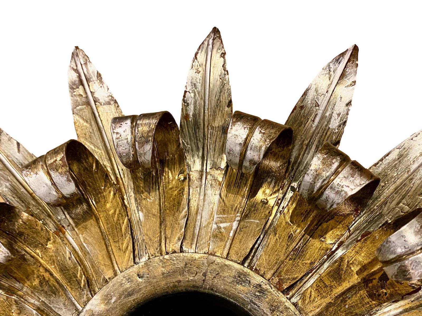 Apparecchio di illuminazione in argento e foglia d'oro del Medioevo In condizioni buone in vendita a New York, NY