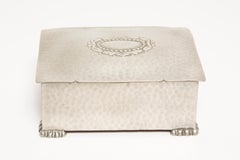 Mid-Century Silver Casket, Cigarette Case, or Jewelry Box, Italy, 1960s