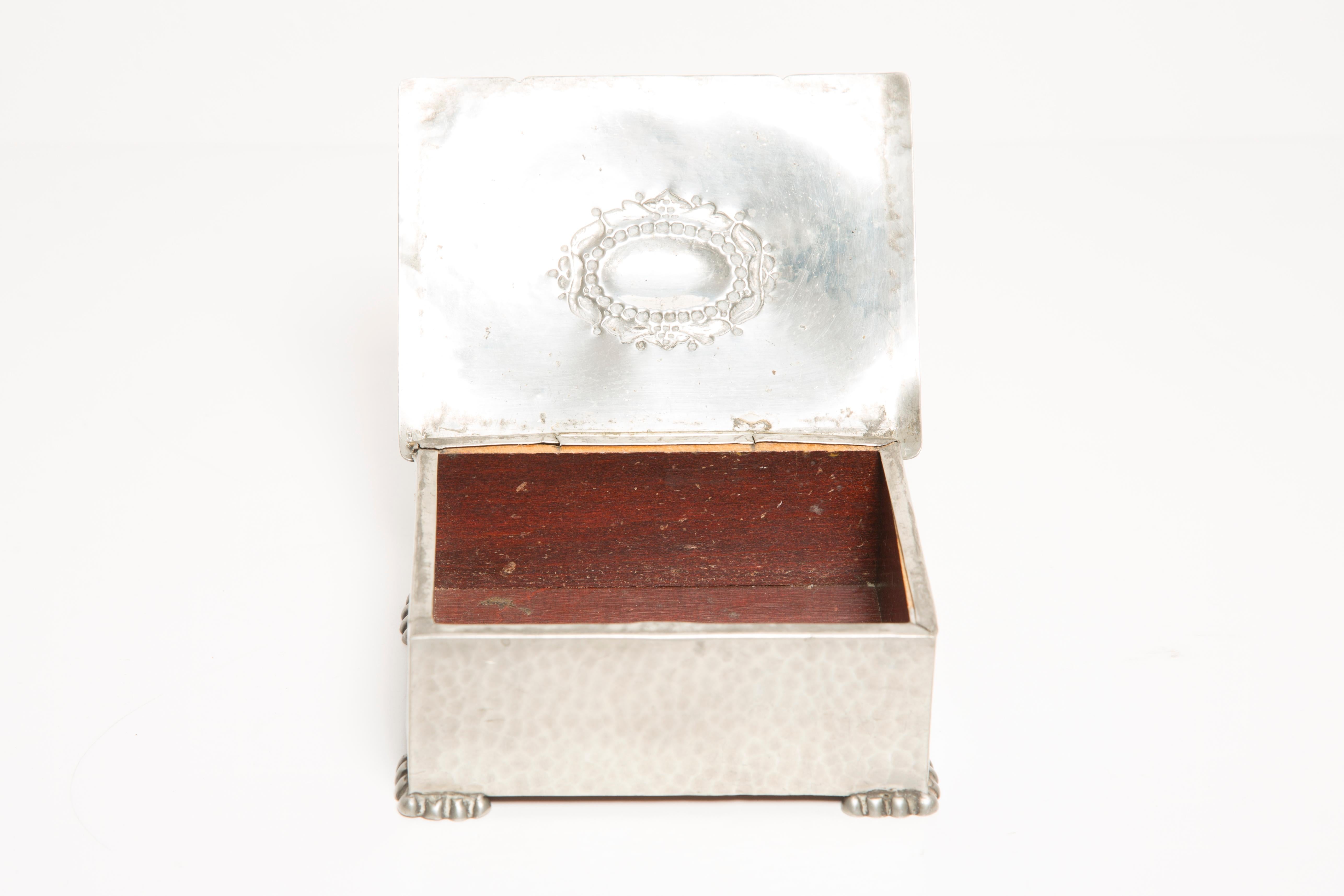 Mid-Century Silver Casket, Cigarette Case, or Jewelry Box, Italy, 1960s In Excellent Condition For Sale In 05-080 Hornowek, PL